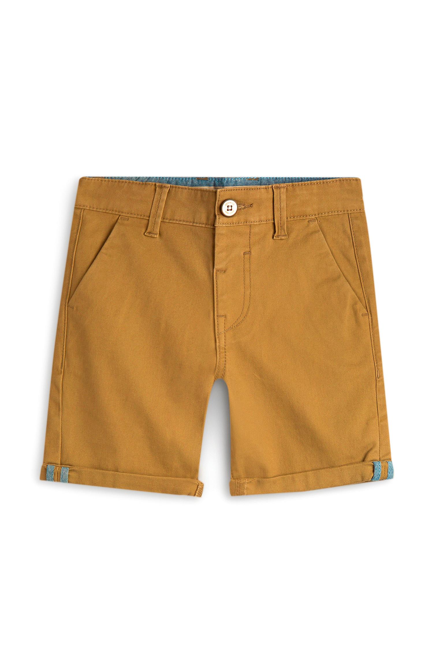 Shorts chino senape da bambino