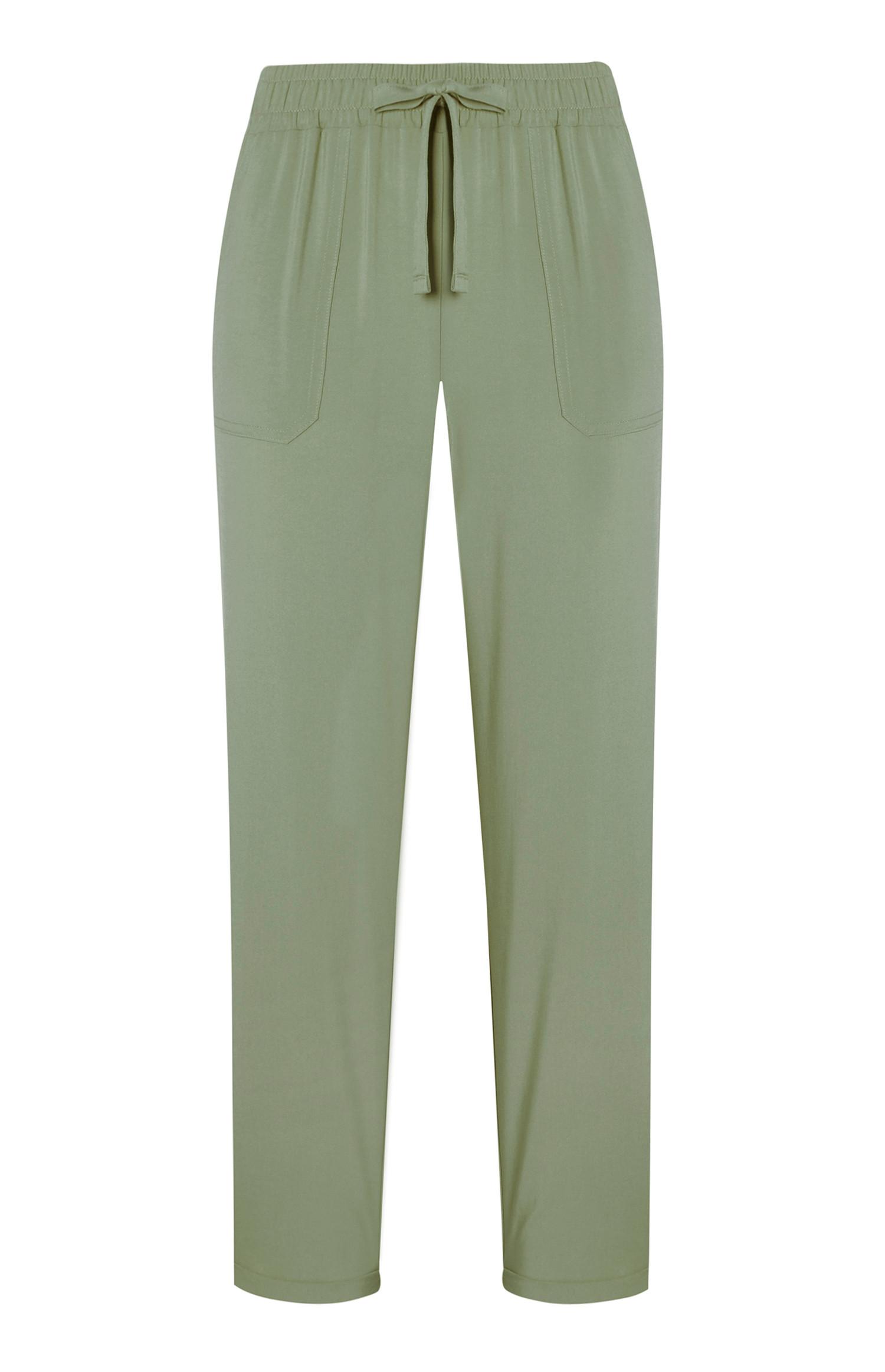 Calças treino viscose verde