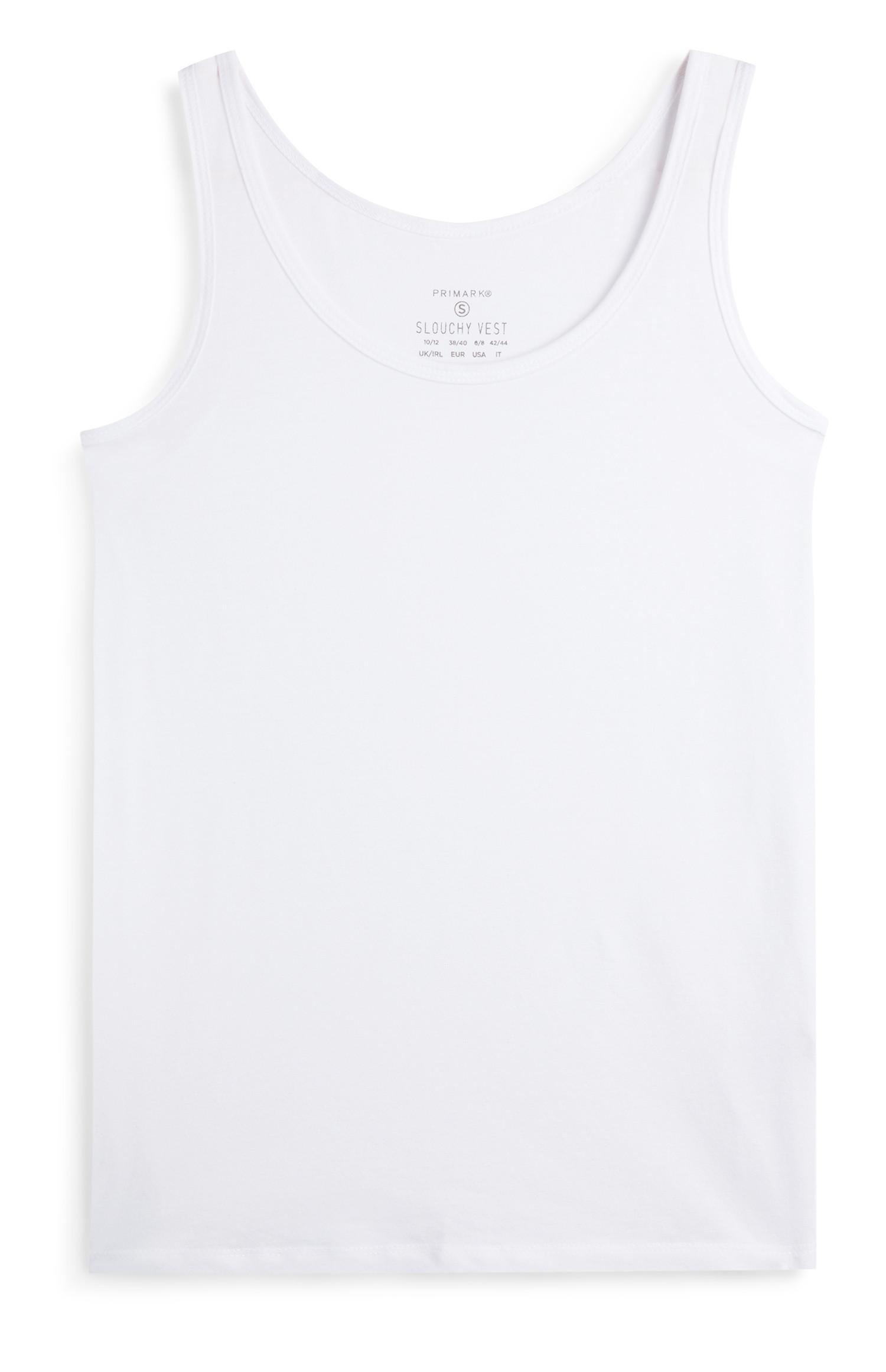 white dressy vest top