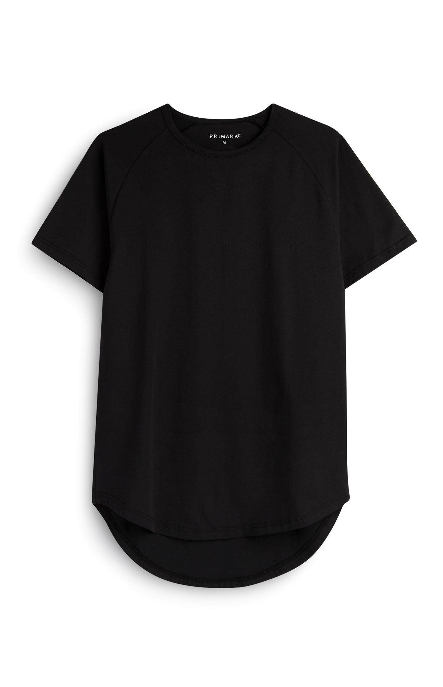 T-shirt comprida preto