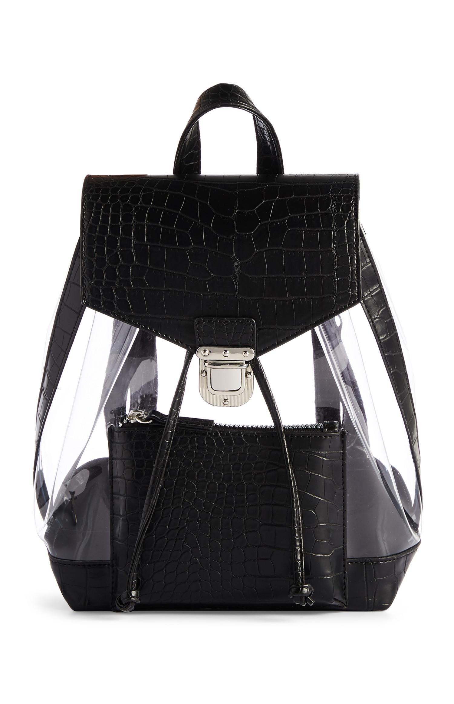 clear backpack primark