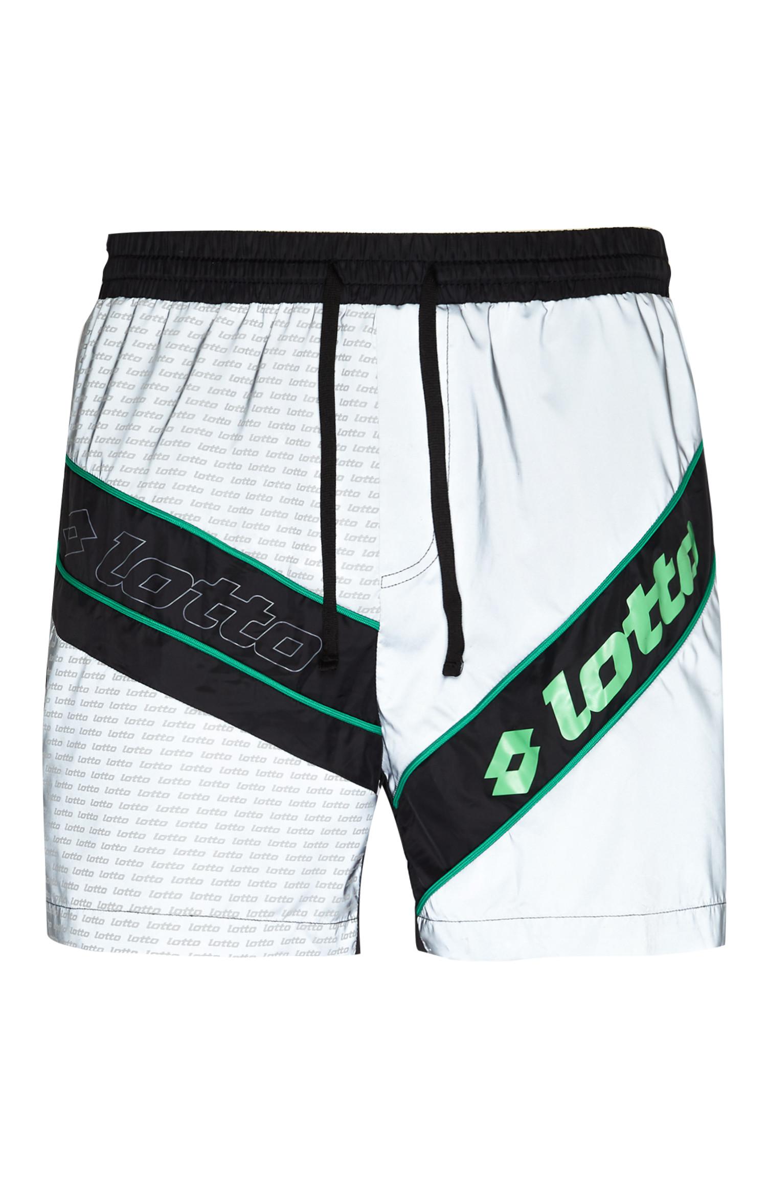 Short coupé-cousu Lotto blanc