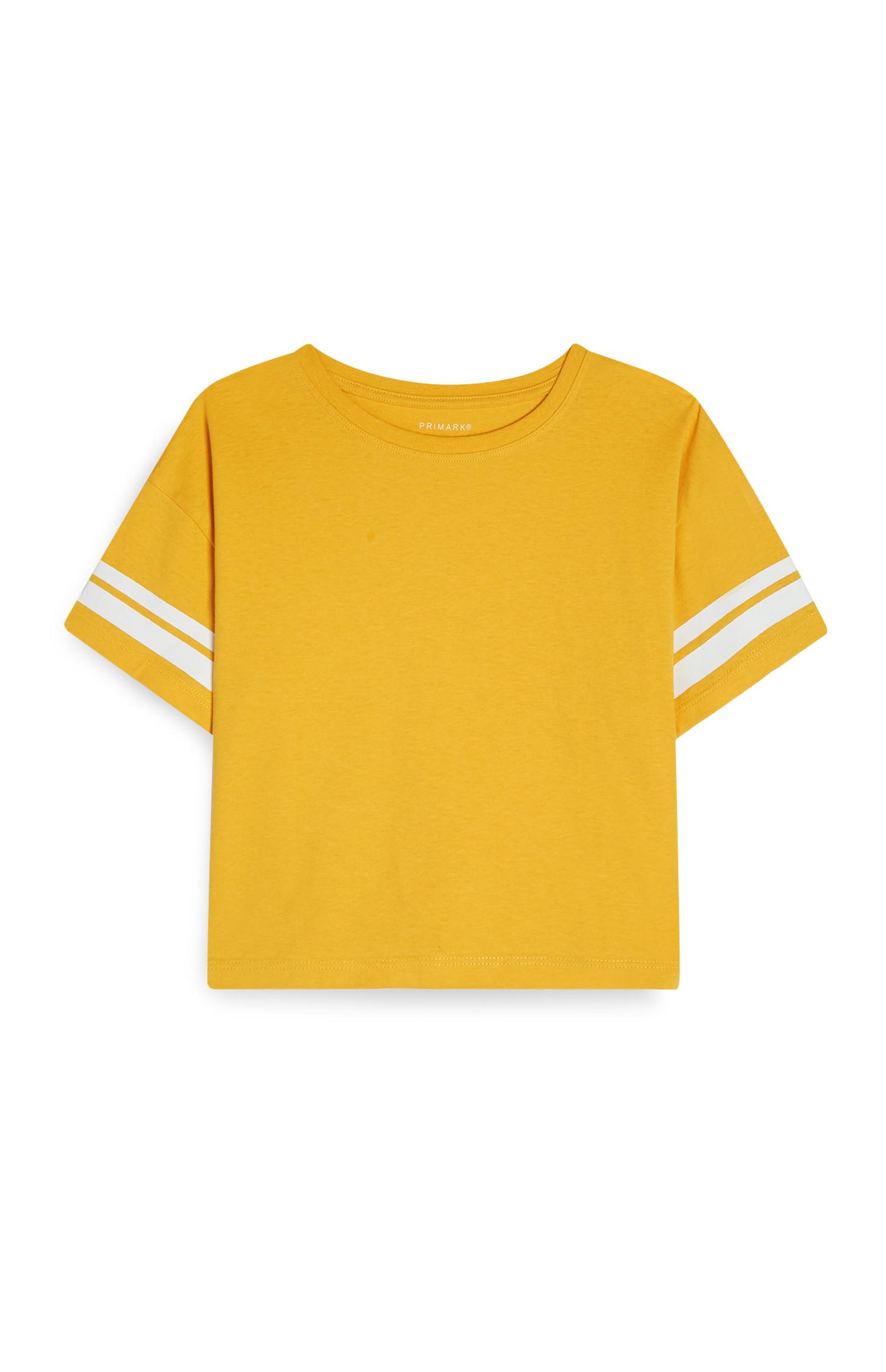 Top senape corto da ragazza