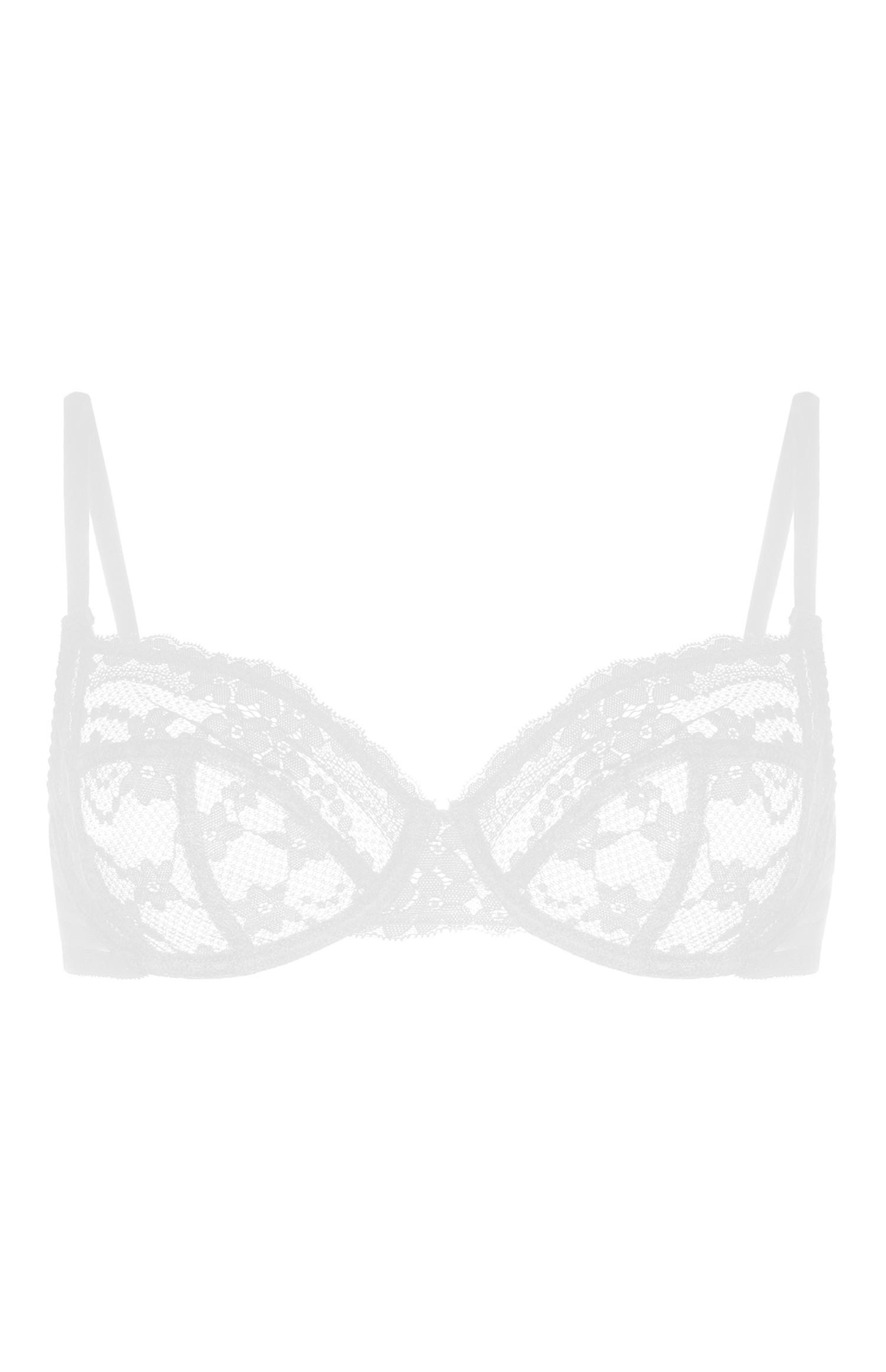 Soutien-gorge dentelle blanc non rembourré