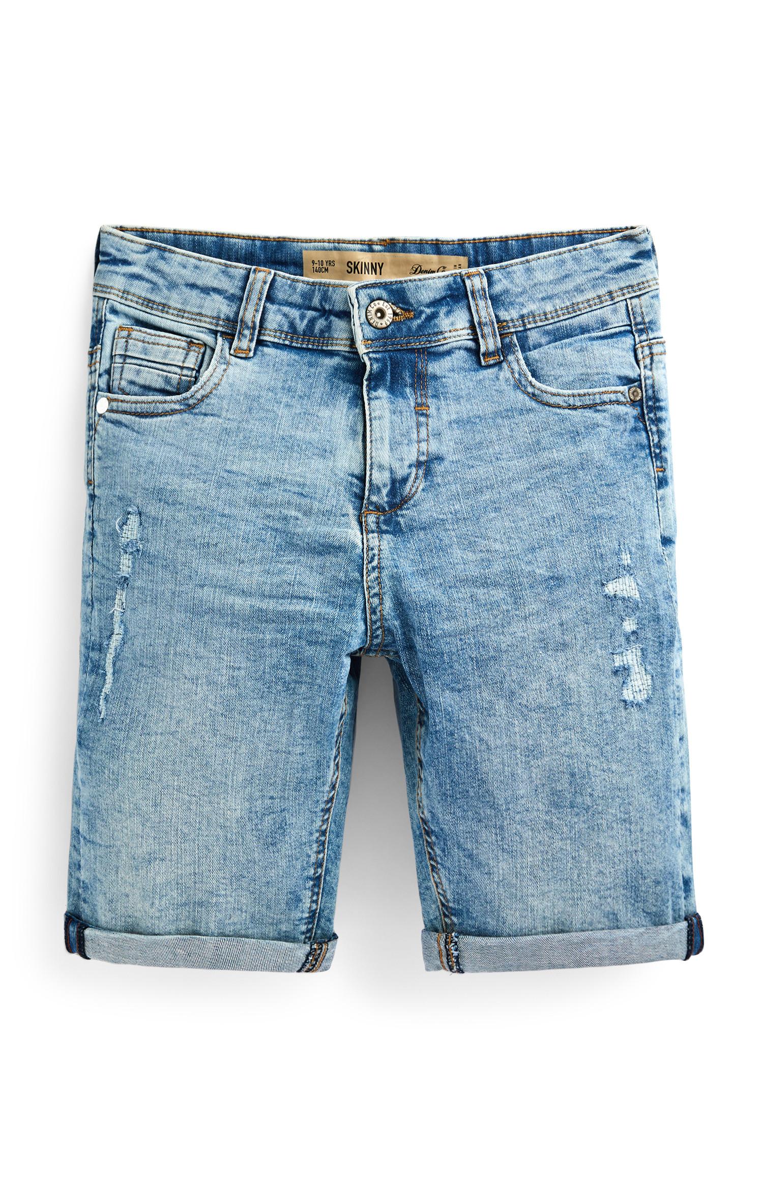 Shorts in denim da ragazzo