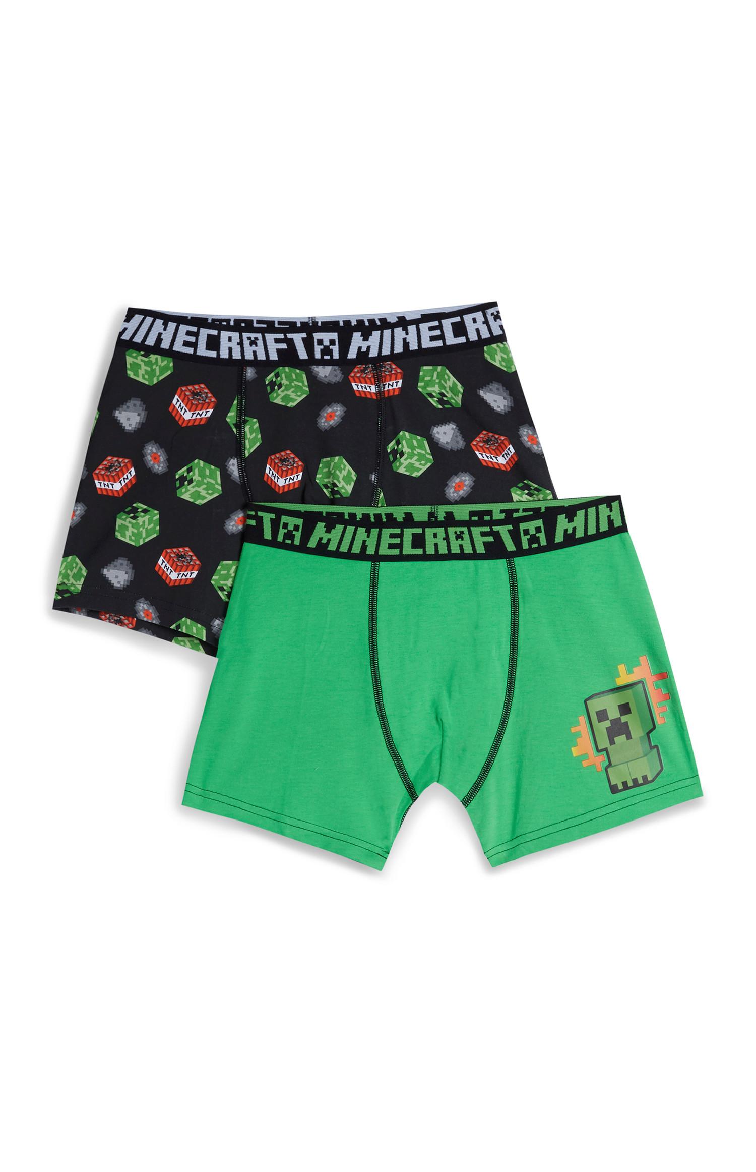 Pack de 2 bóxers de Minecraft
