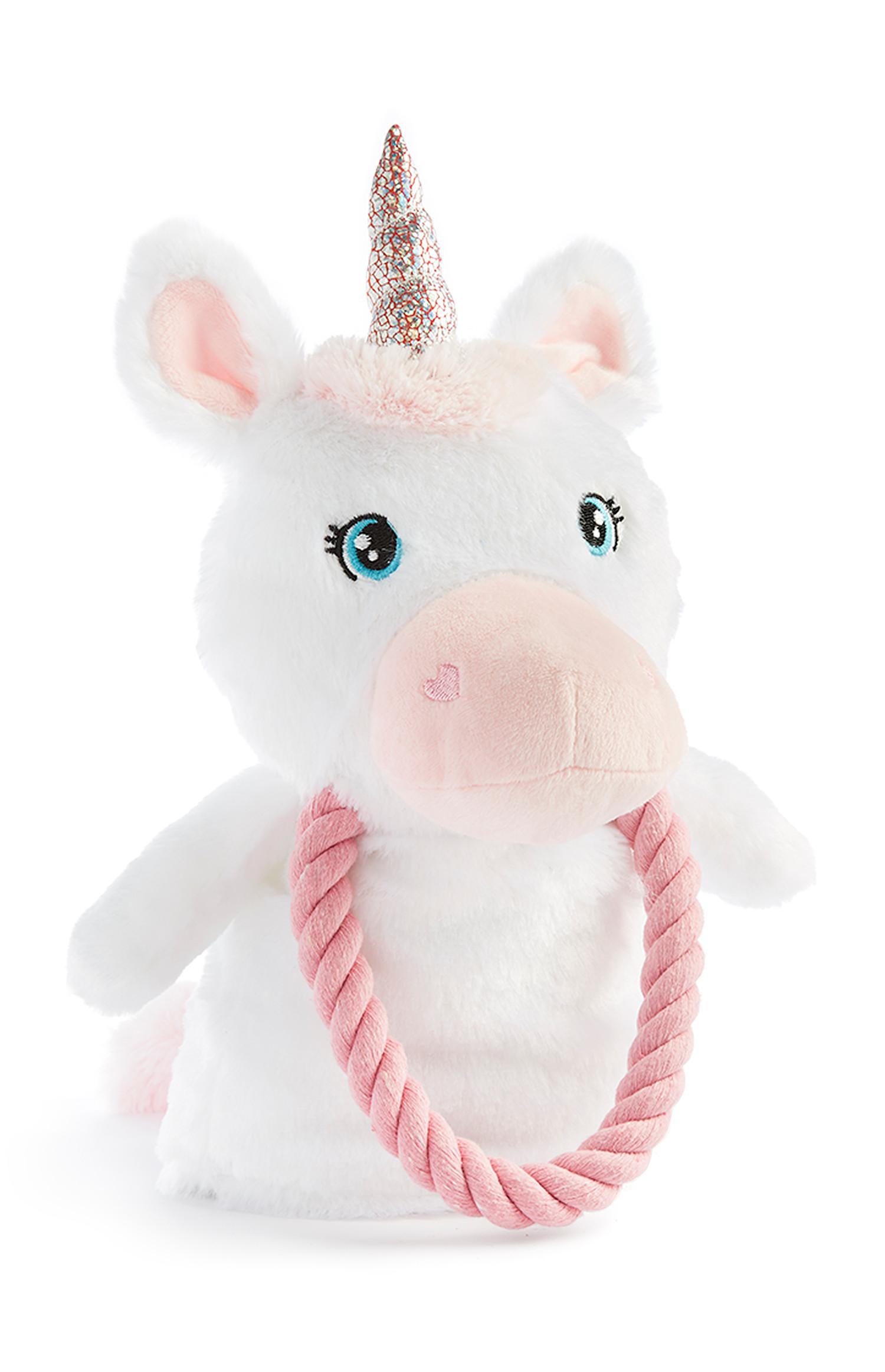 Igrača za hišne ljubljenčke v obliki samoroga