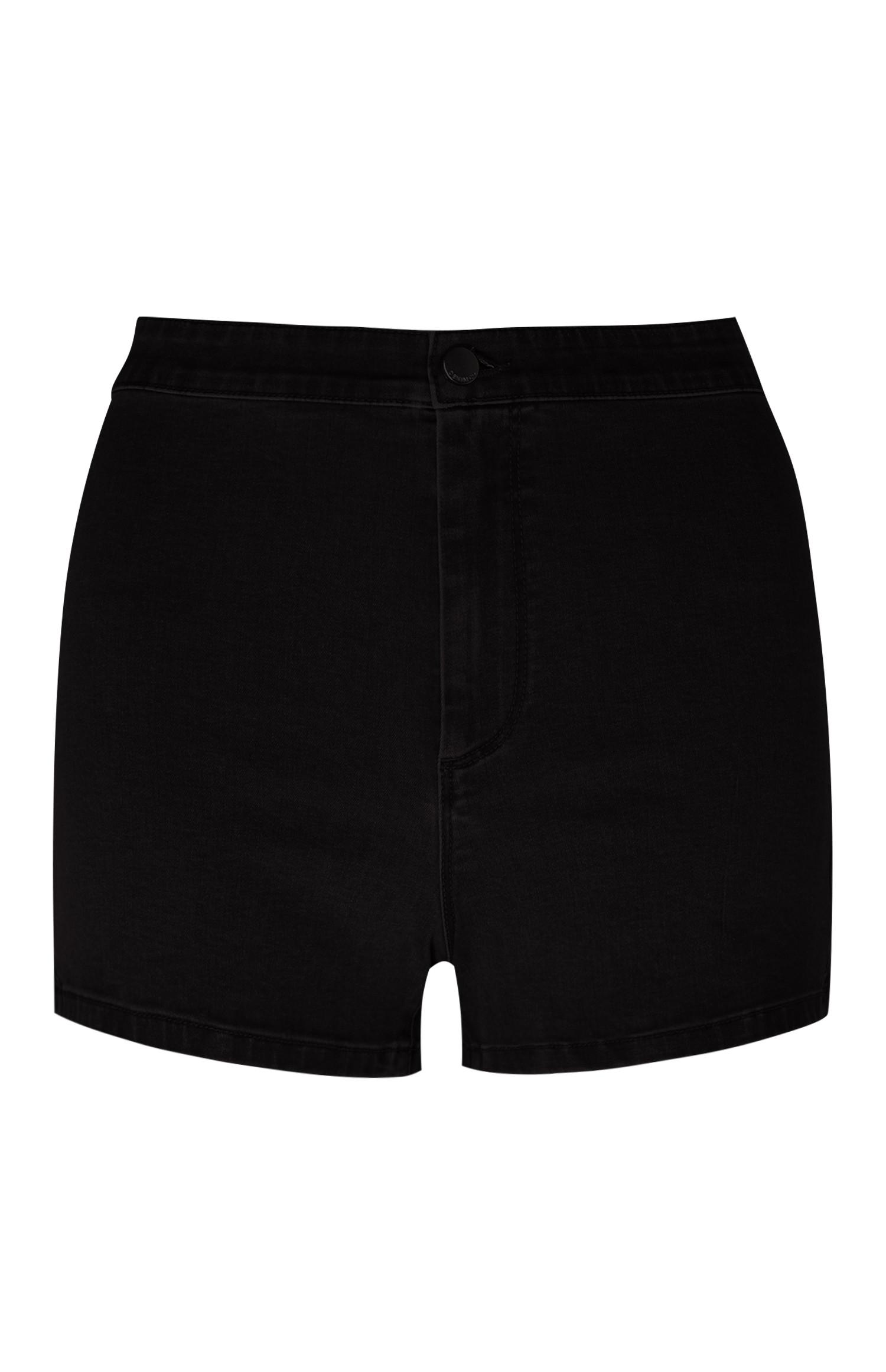 Short tube noir taille haute