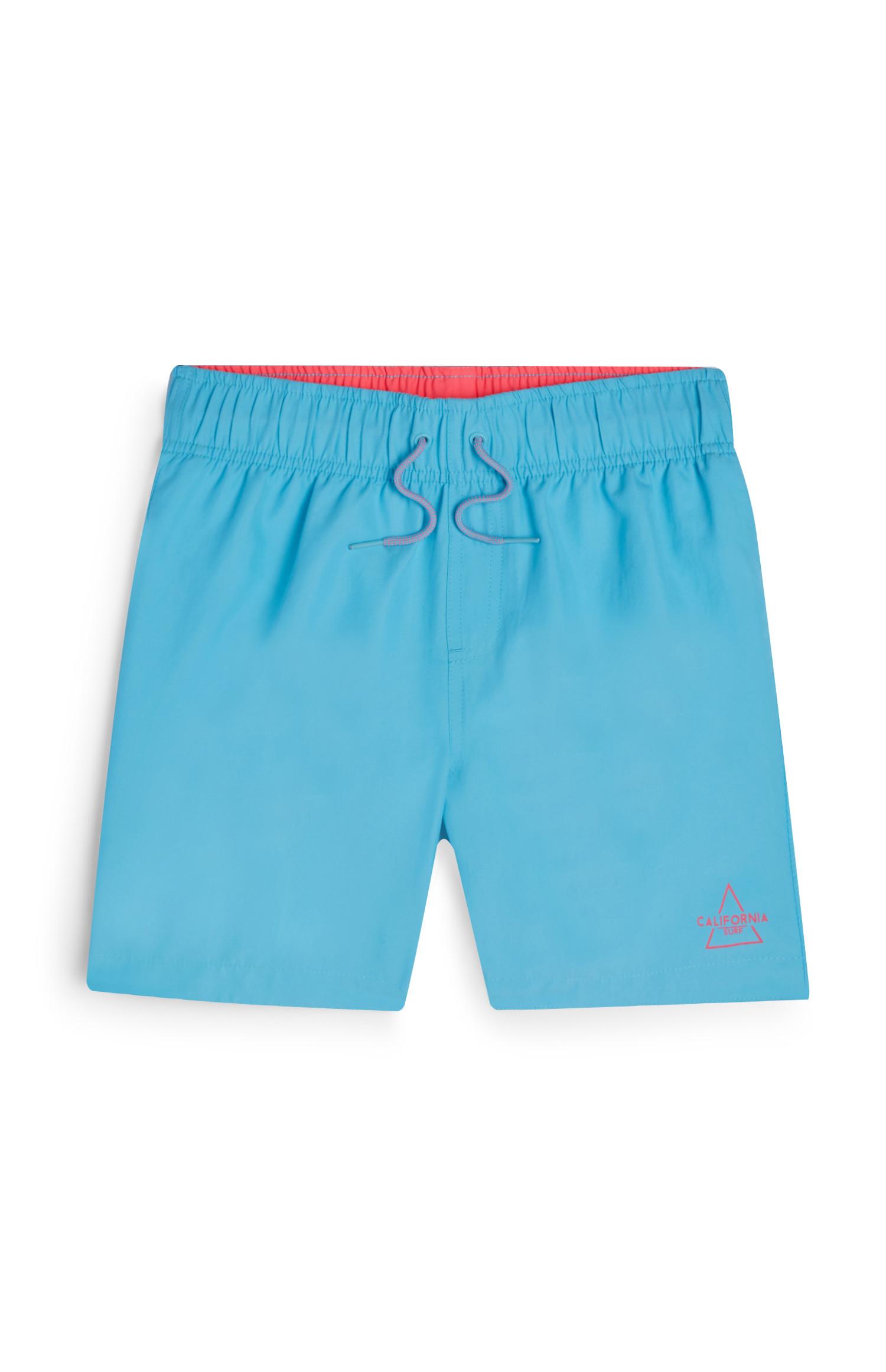 Shorts da bagno turchese da ragazzo