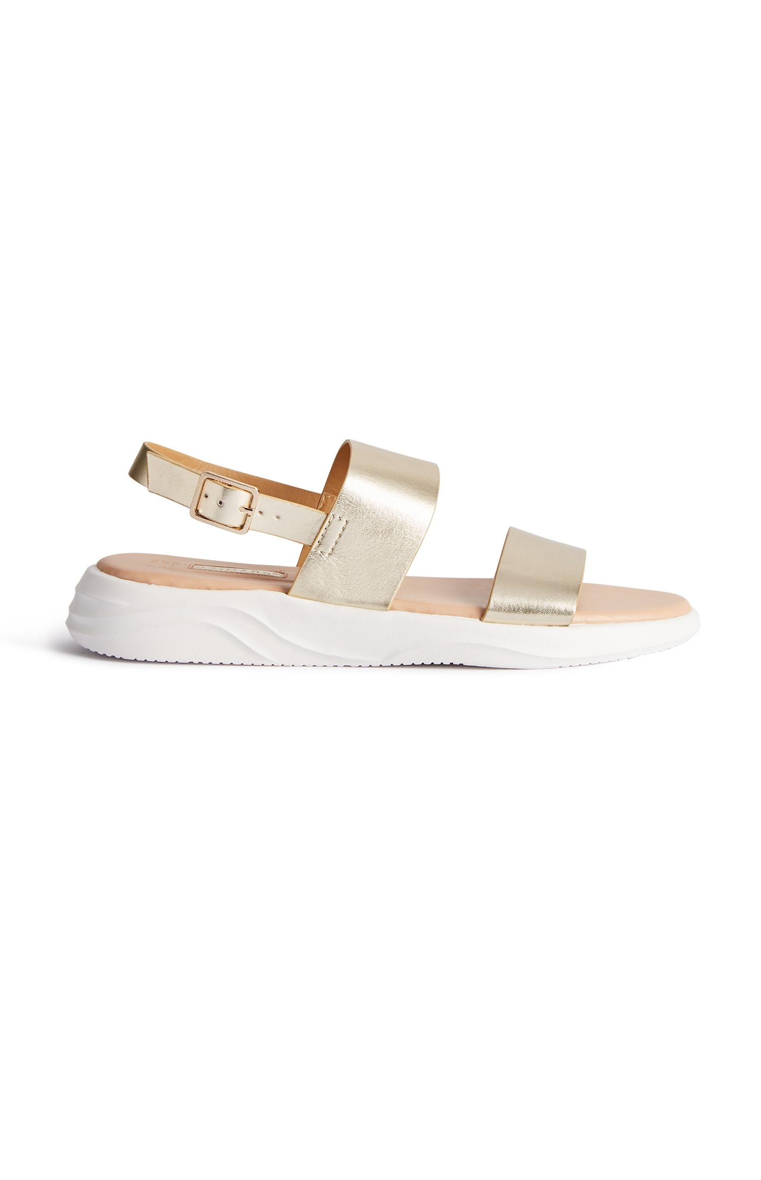 slippers met stoffen bandje