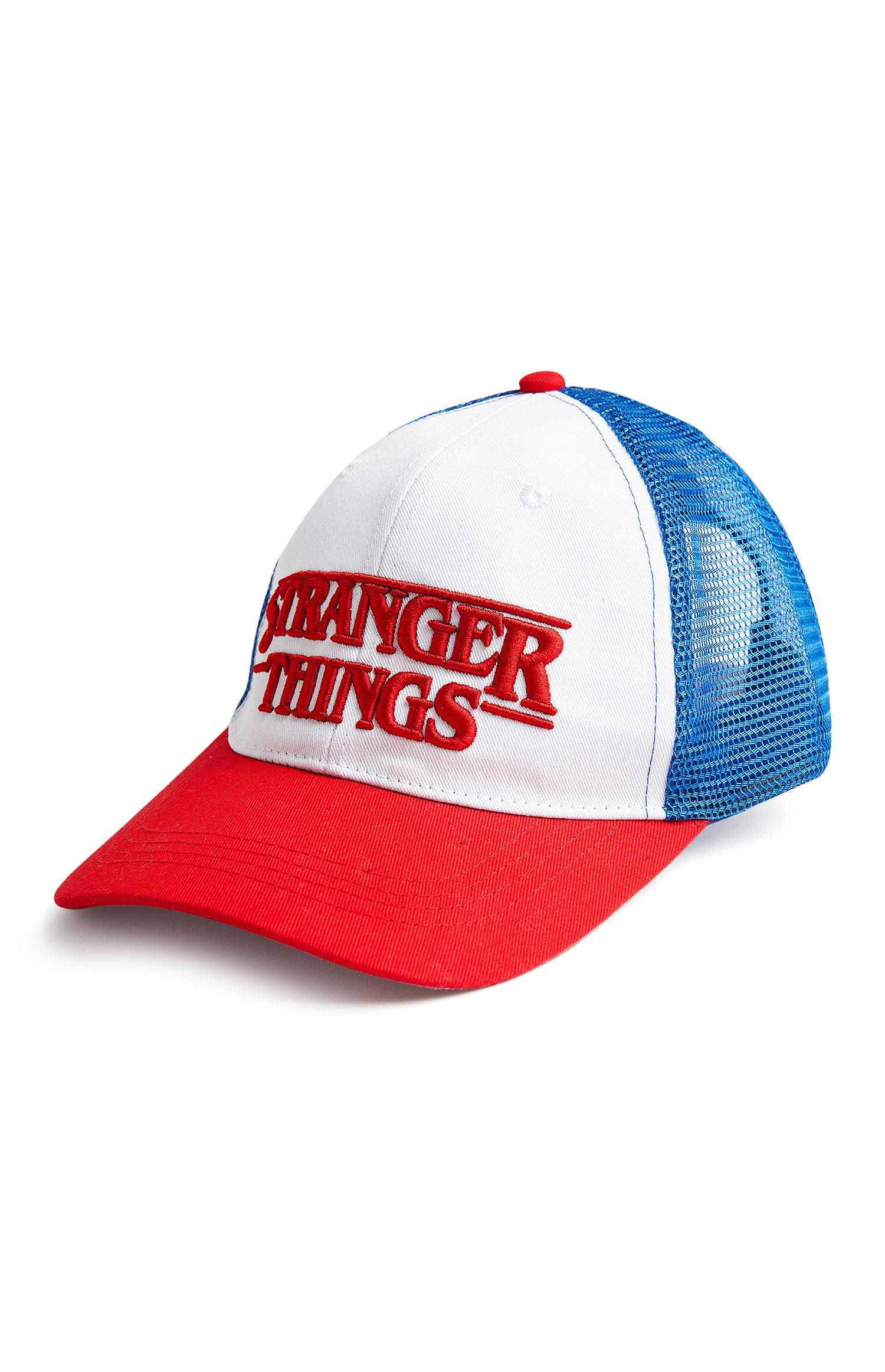 Casquette blanc, rouge et bleu Stranger Things