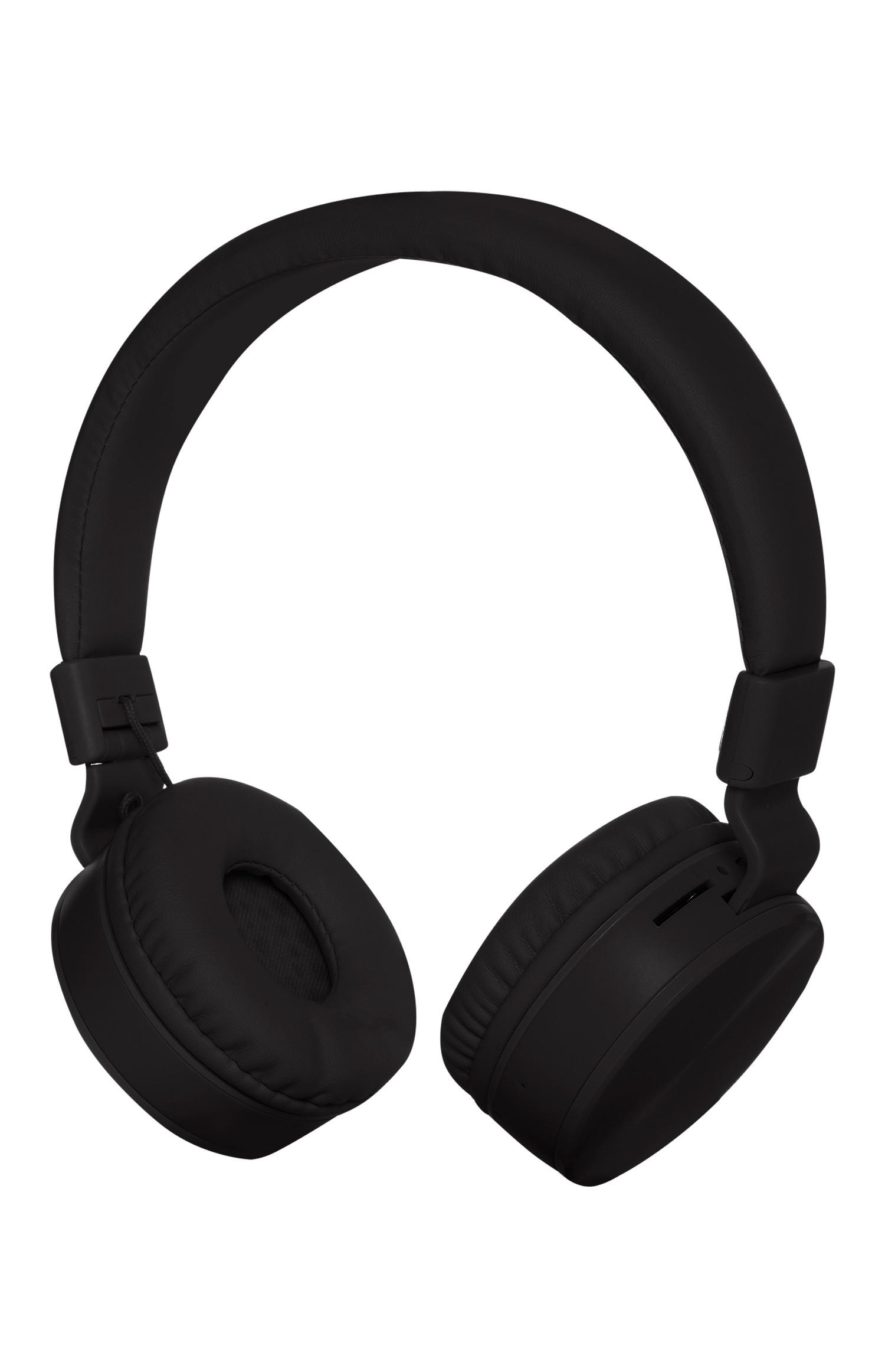 Black Wireless Charging Headphones Headphones & Earphones Phone