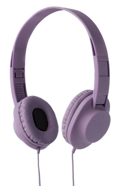 Lilac Wired Headphones