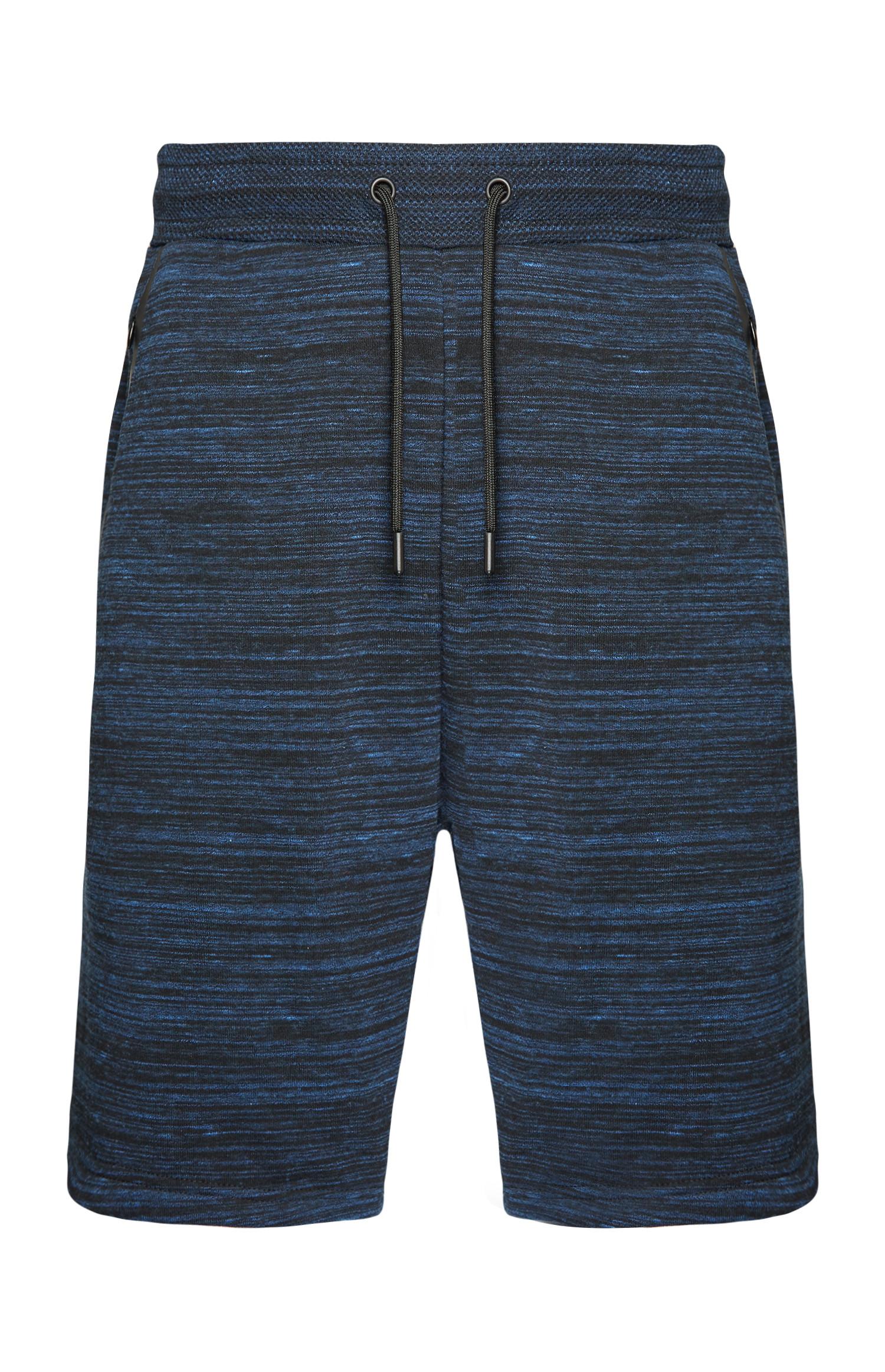 Shorts blu navy testurizzati