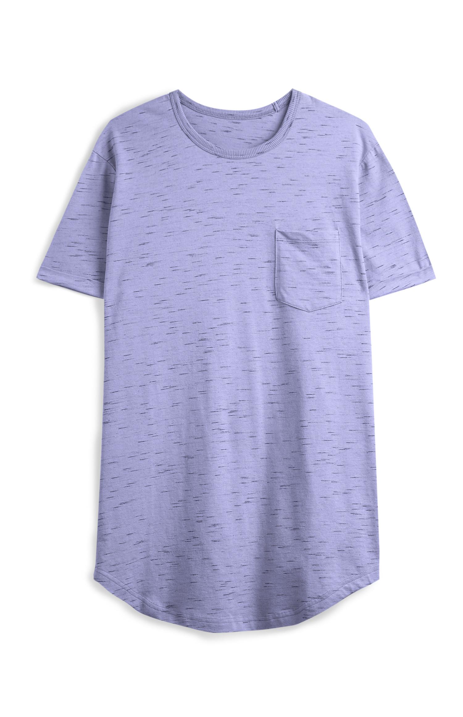 T-shirt raglã roxo