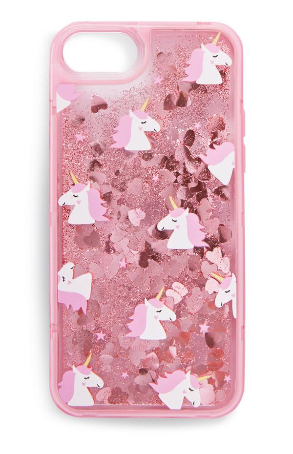 Pink Glitter Unicorn Phone Case