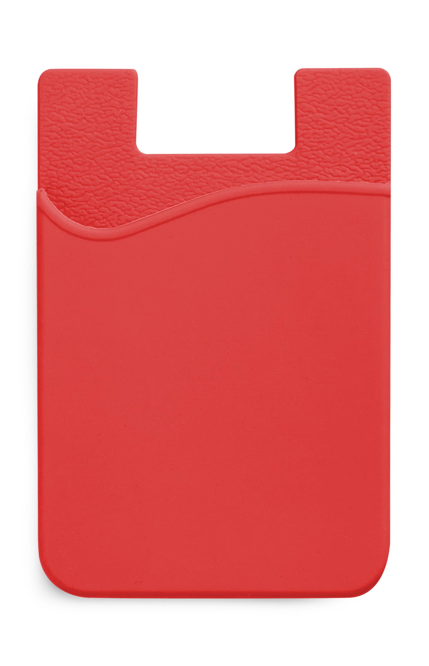 Rdeč silikonski ovitek za kartice