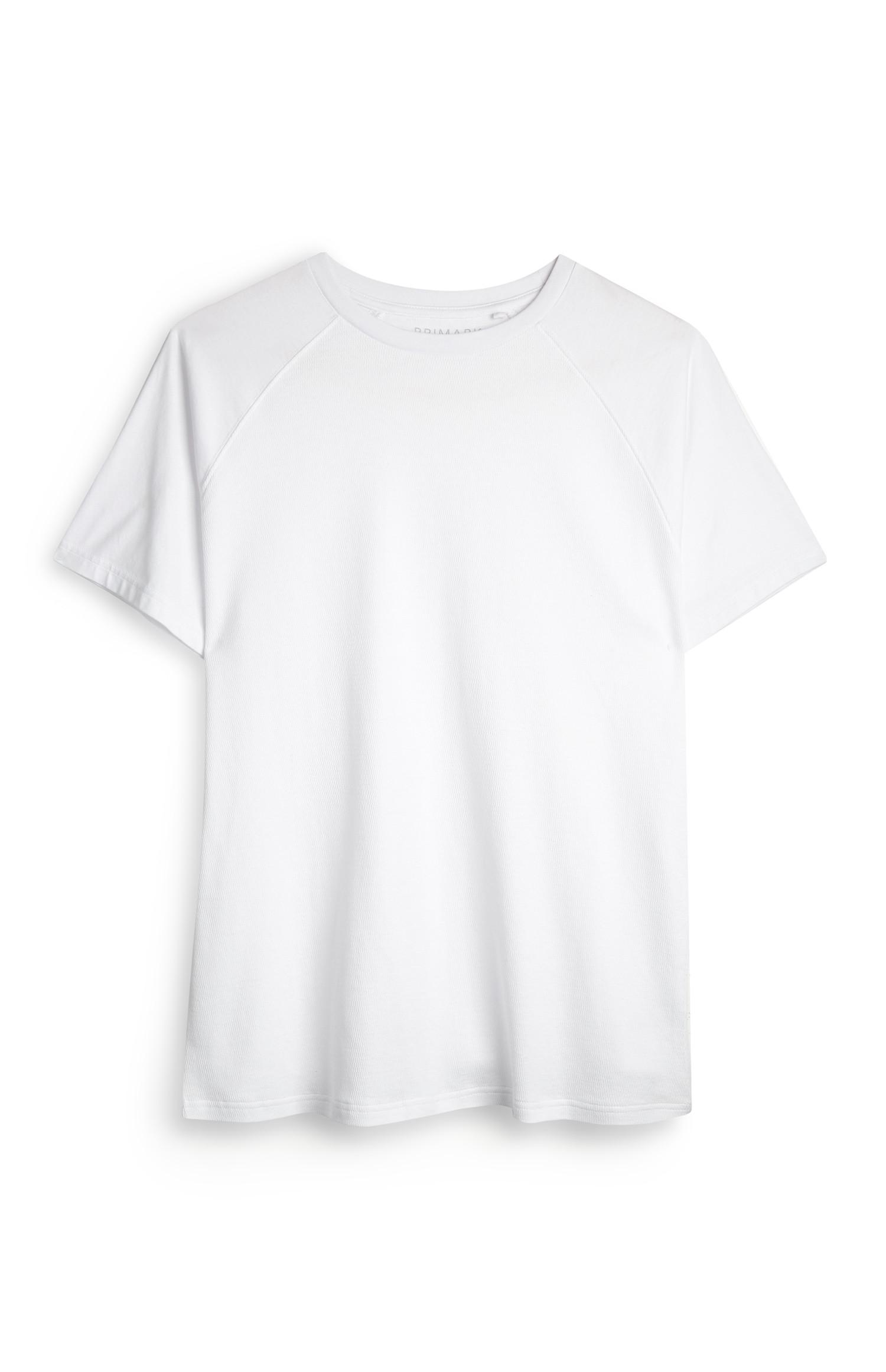 T-shirt corte largo orgânica branco
