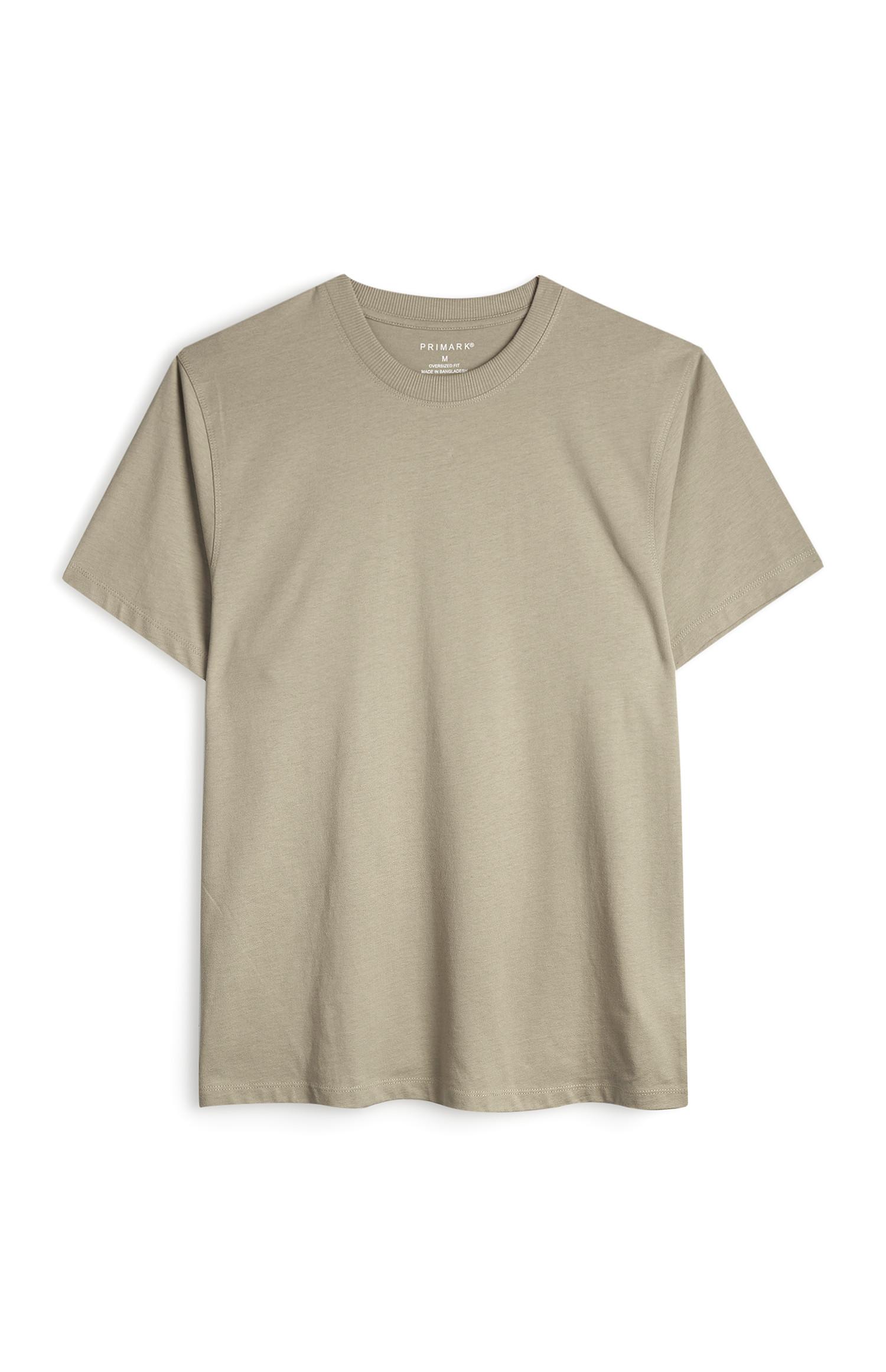 T-shirt corte largo orgânica cru