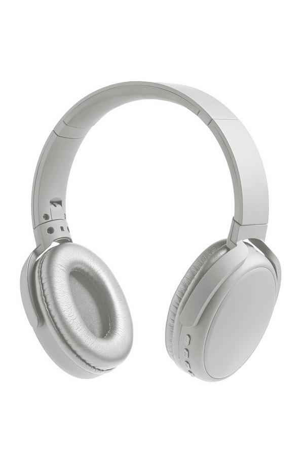 Silver Premium Wireless Headphones