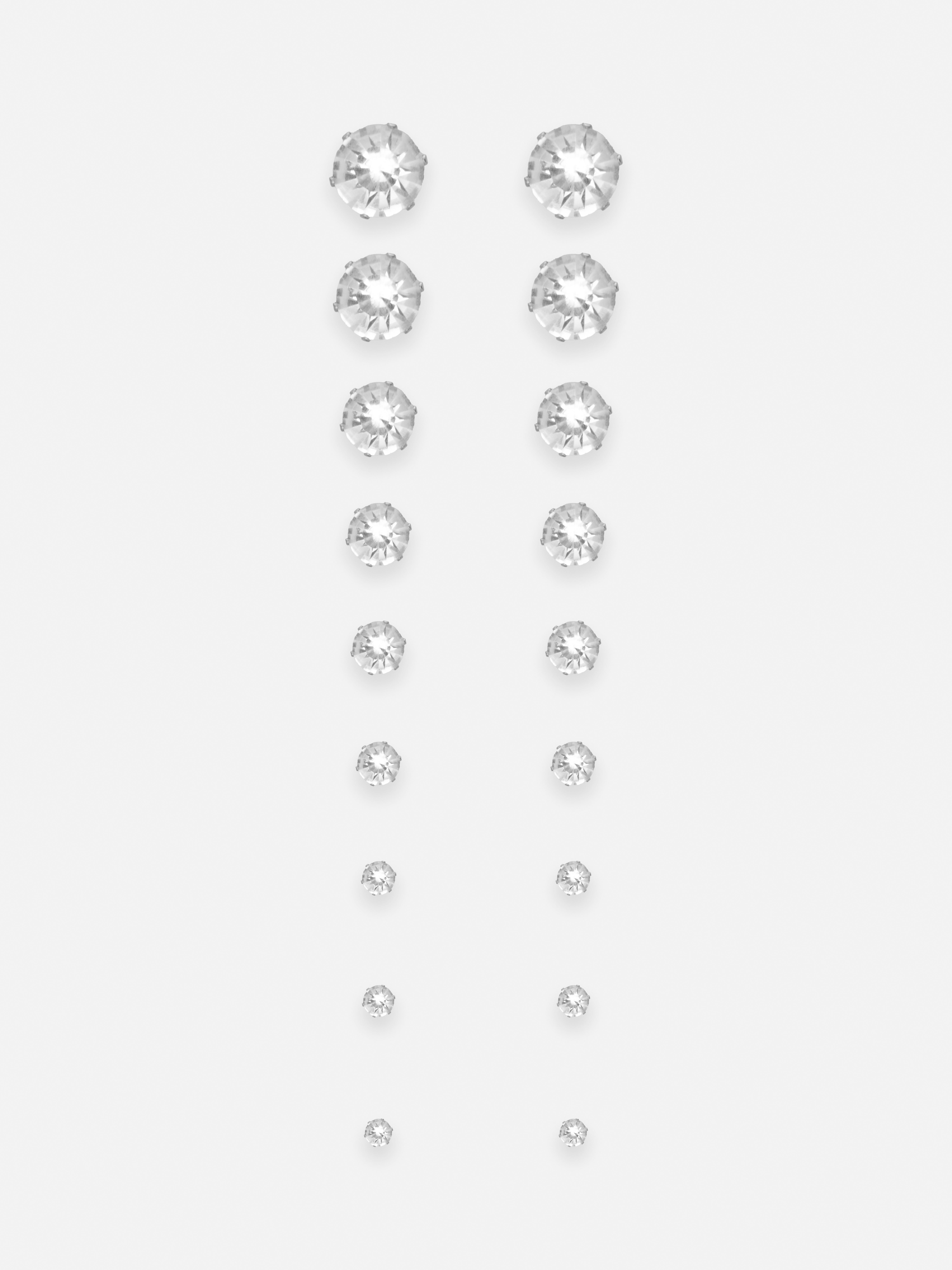 Pack de pendientes de botón forma de diamante | | Collares, pendientes, anillos | Accesorios de mujer | Nuestra línea de moda femenina Todos los productos Primark | Primark España