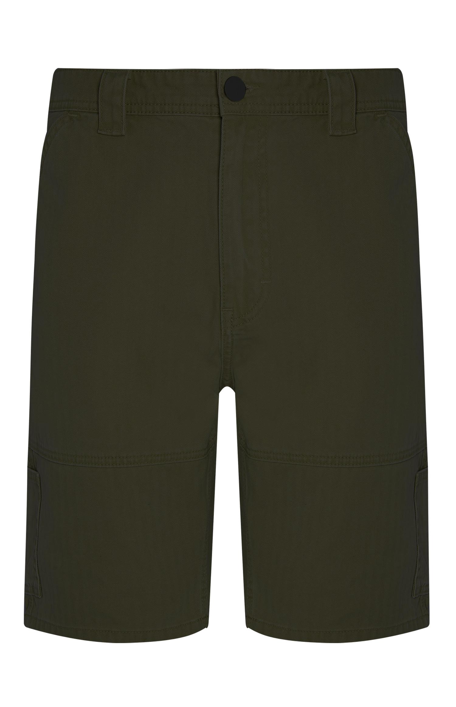 Pantaloni kaki funzionali stile carpentiere