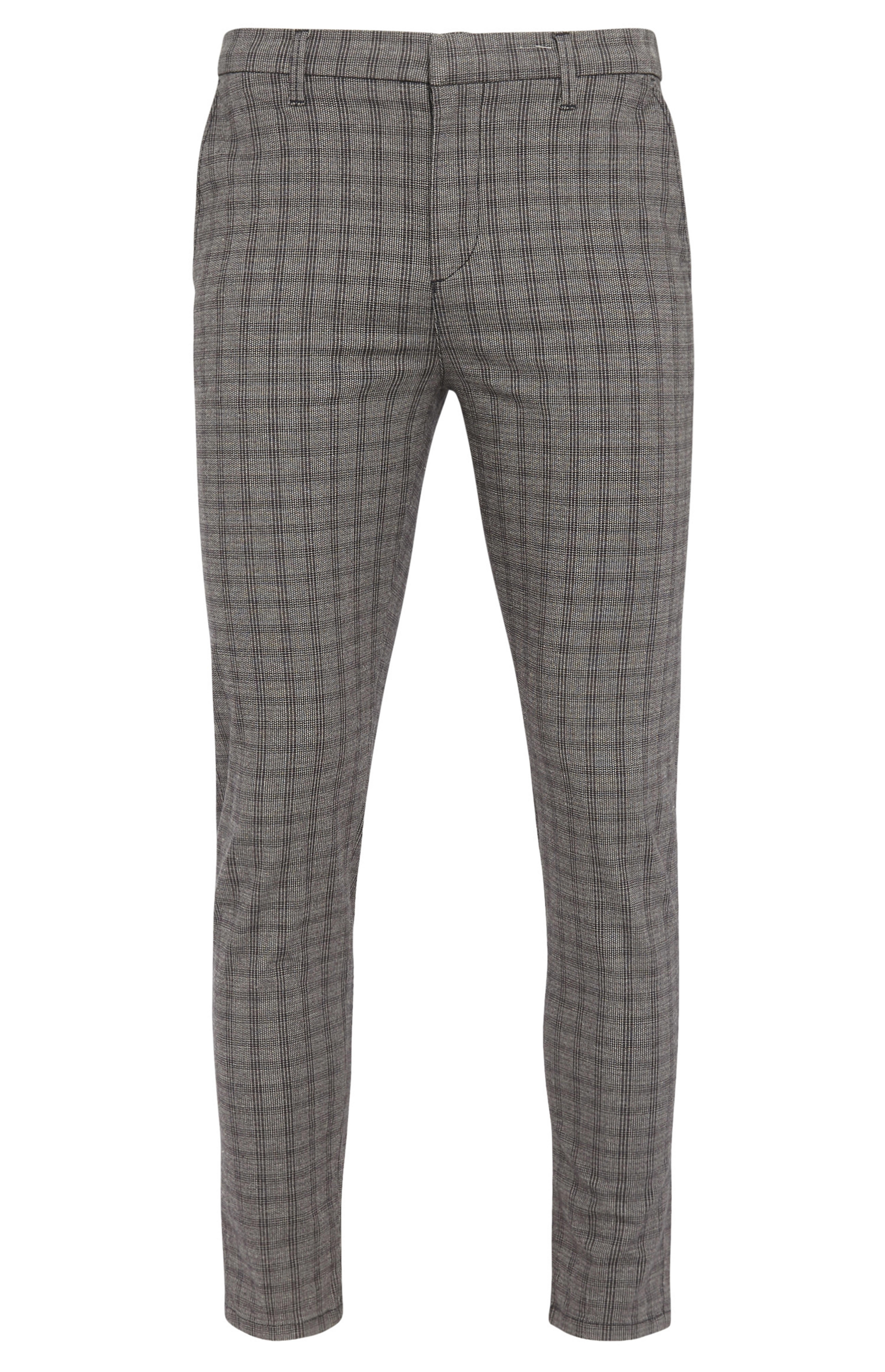 Charcoal Check Print Trousers | Men's Trousers | Men's Clothing | Our Full Men's Fashion Range 