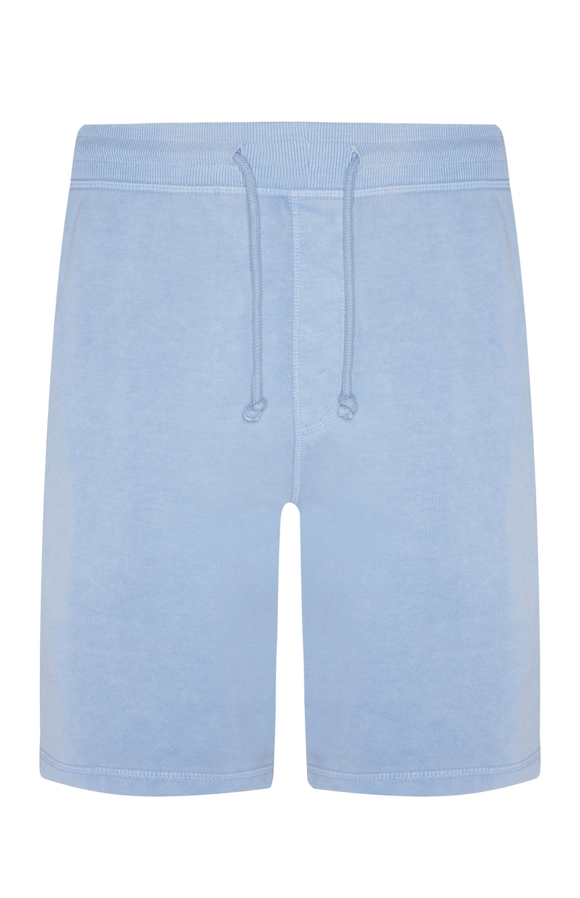 Shorts joggers azzurri in jersey