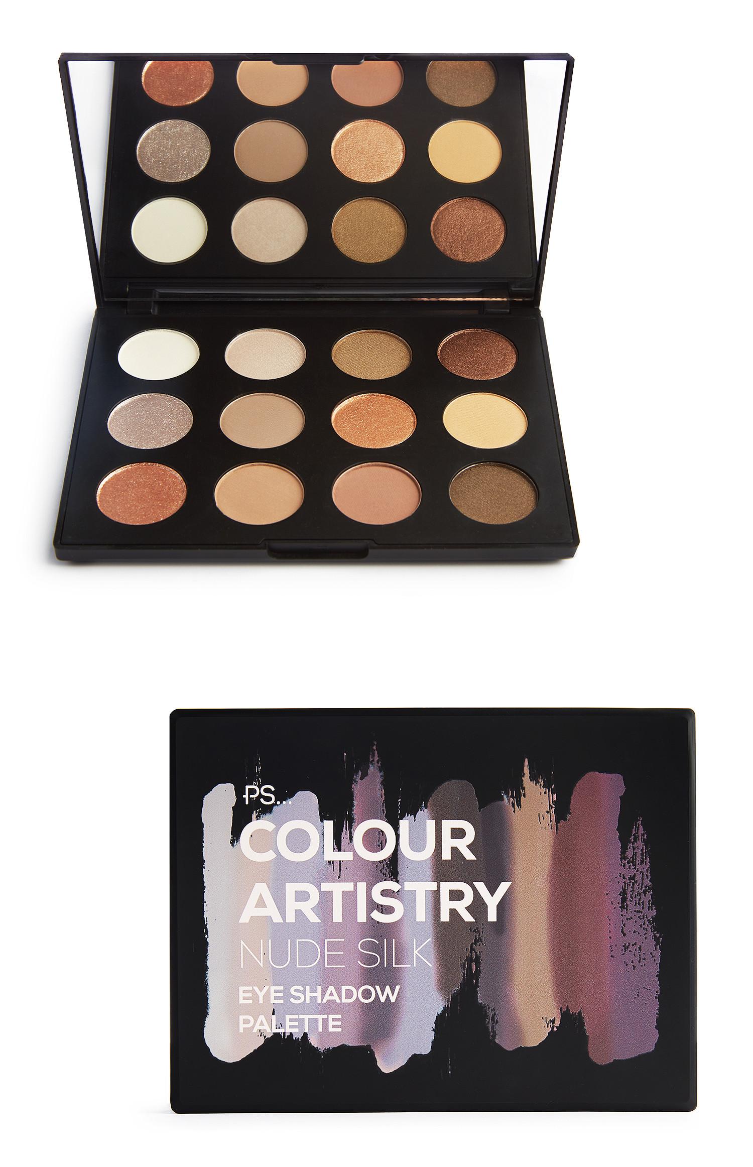 Paleta senčil za oči PS Pro Nude Silk Artistry