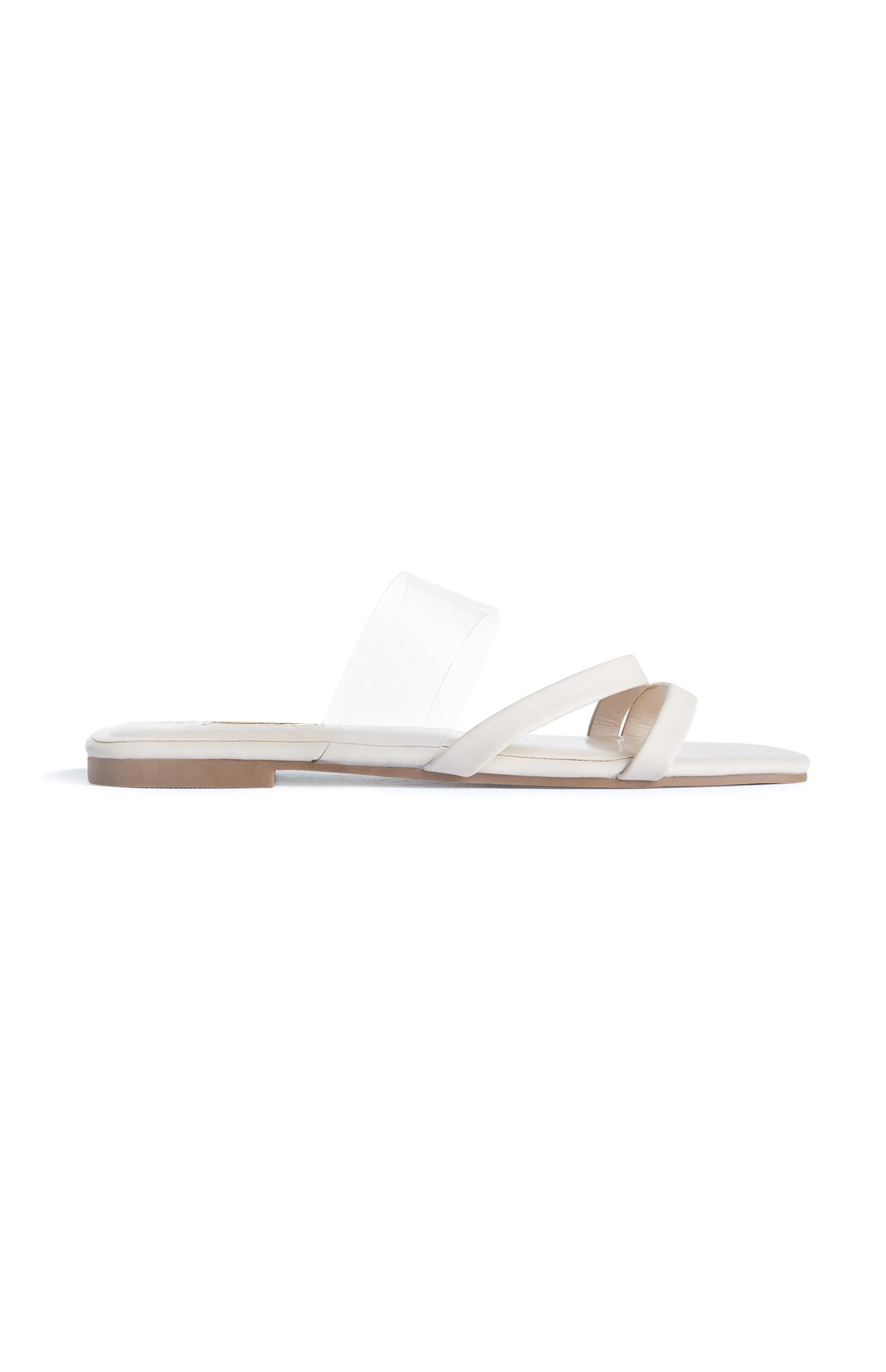 primark flip flops white