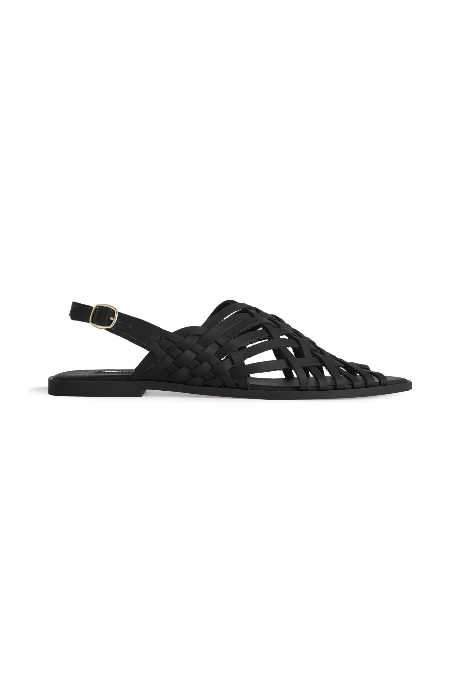Sandales huaraches noires