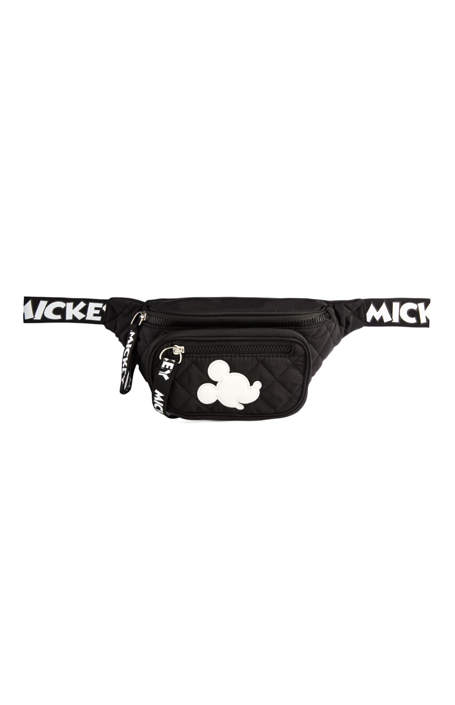 Sac banane noir Mickey Mouse