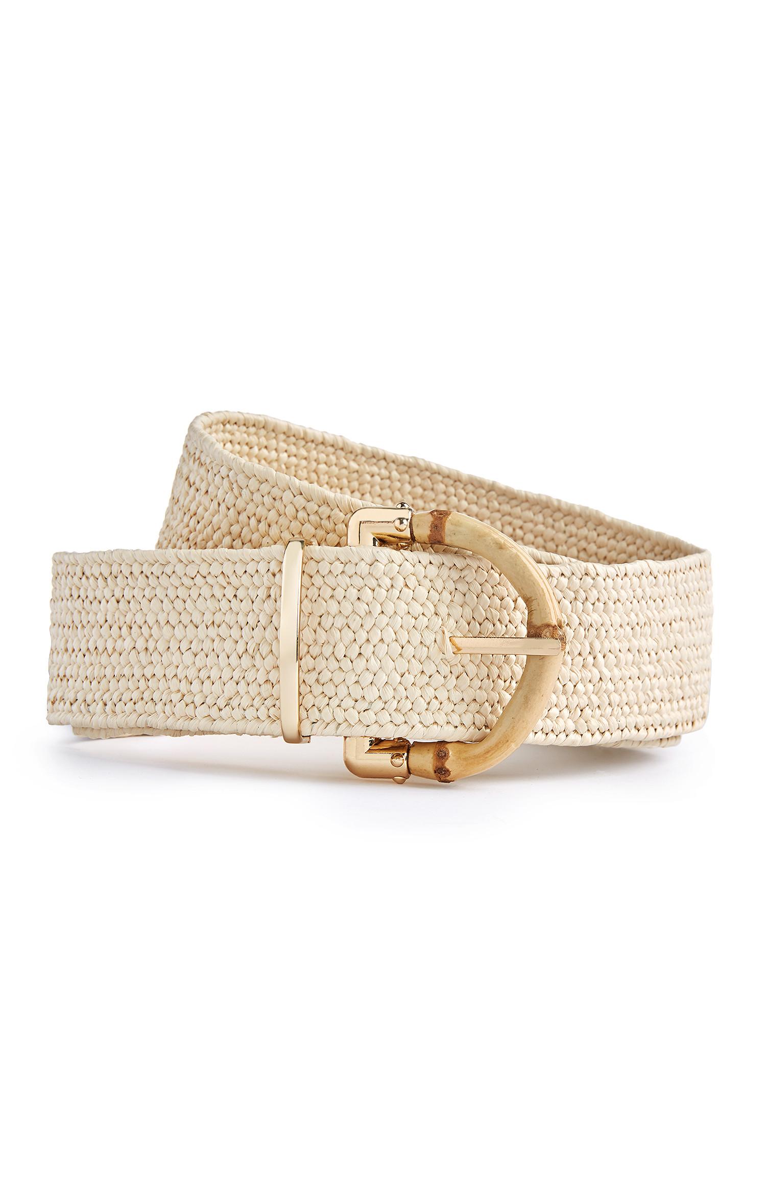 Ceinture épaisse en paille