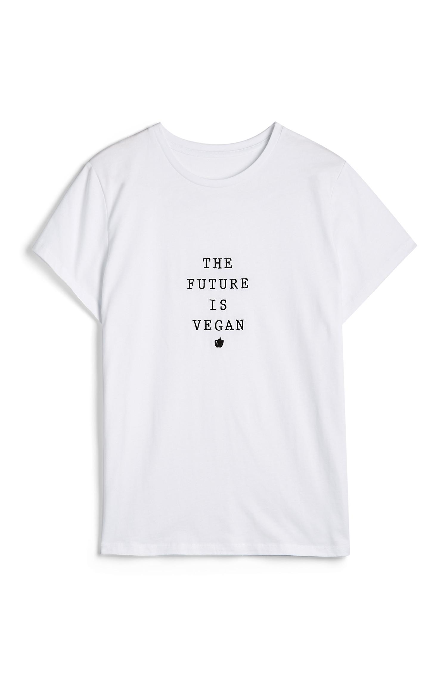 T-shirt blanc The Future Is Vegan