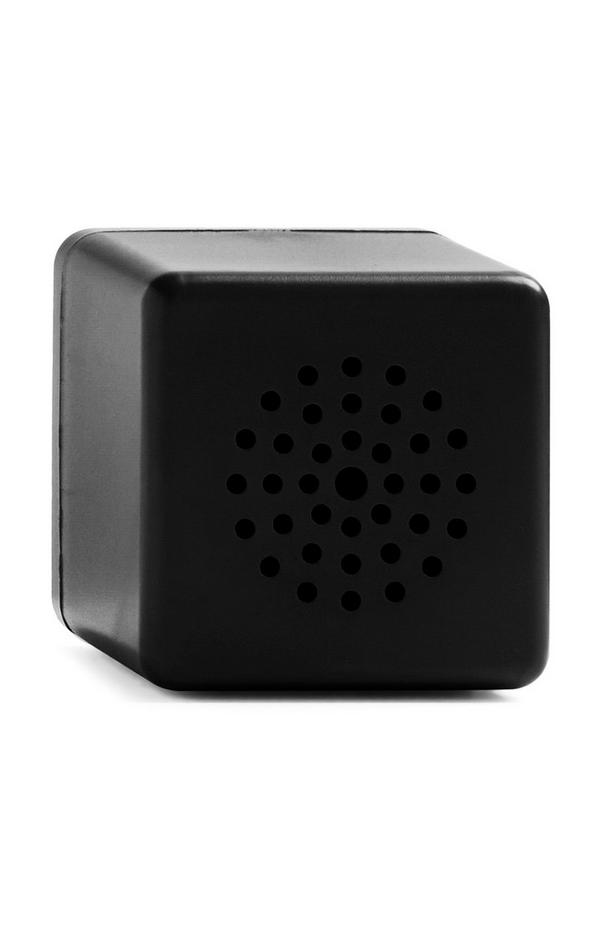 Kabelloser, würfelförmiger Mini-Lautsprecher in Schwarz