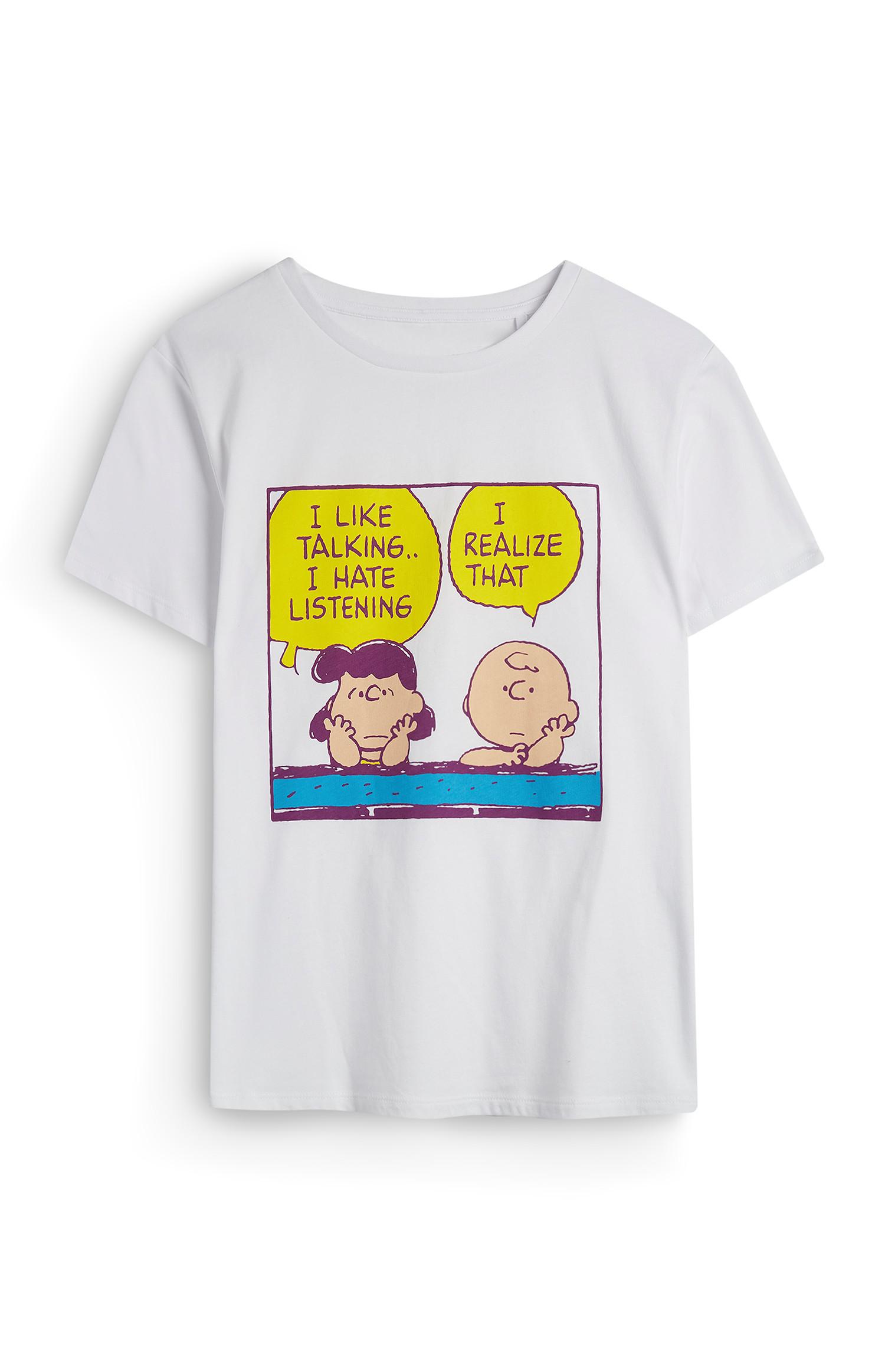 T-shirt Snoopy branco