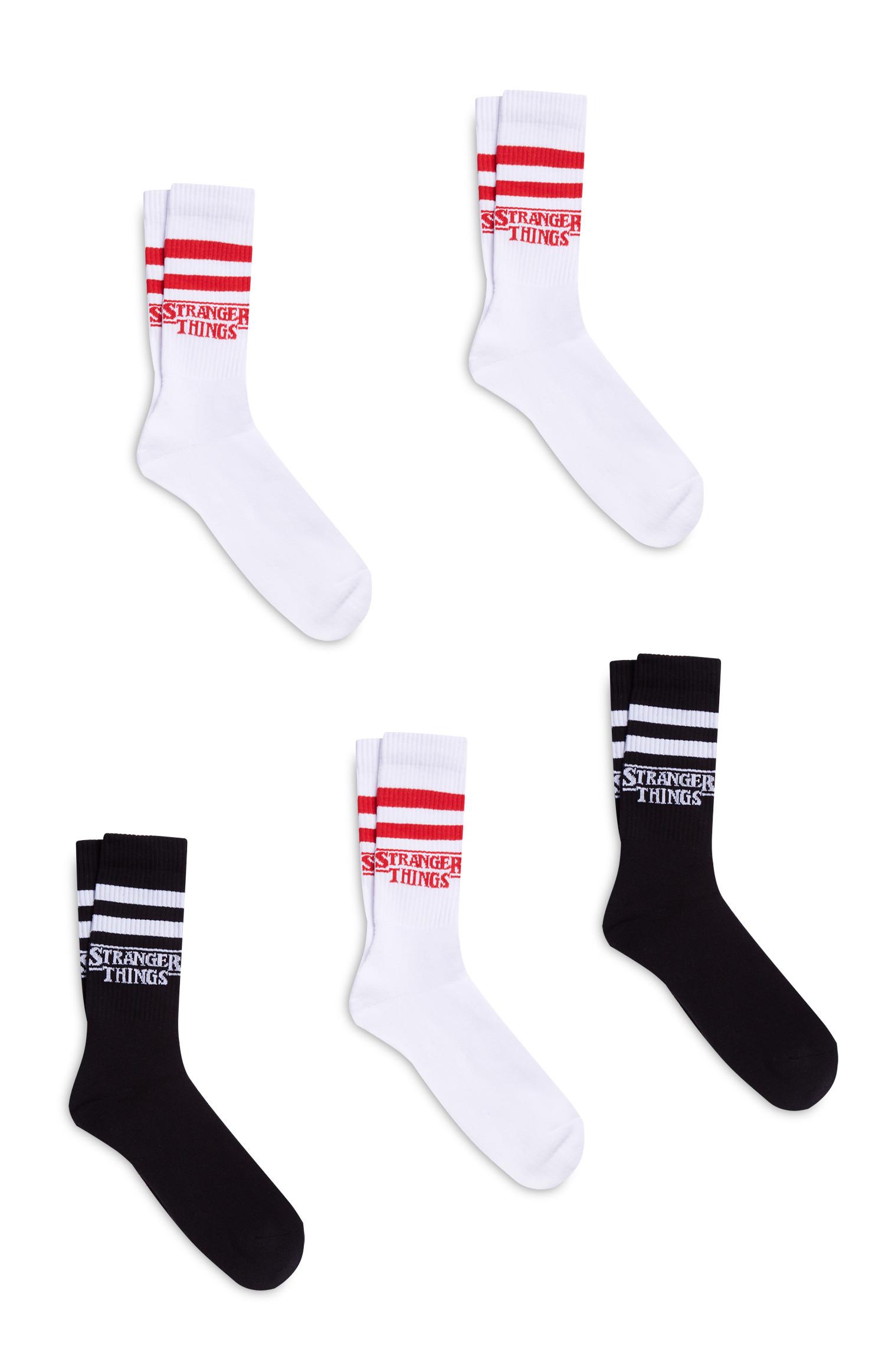 Pack 5 pares meias desporto Stranger Things