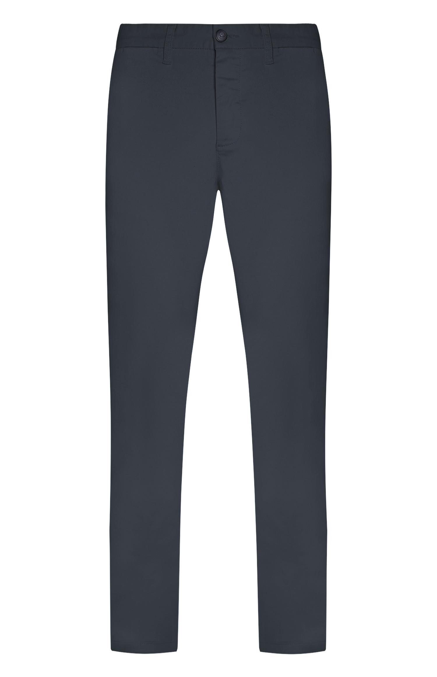 Pantalon chino stretch bleu