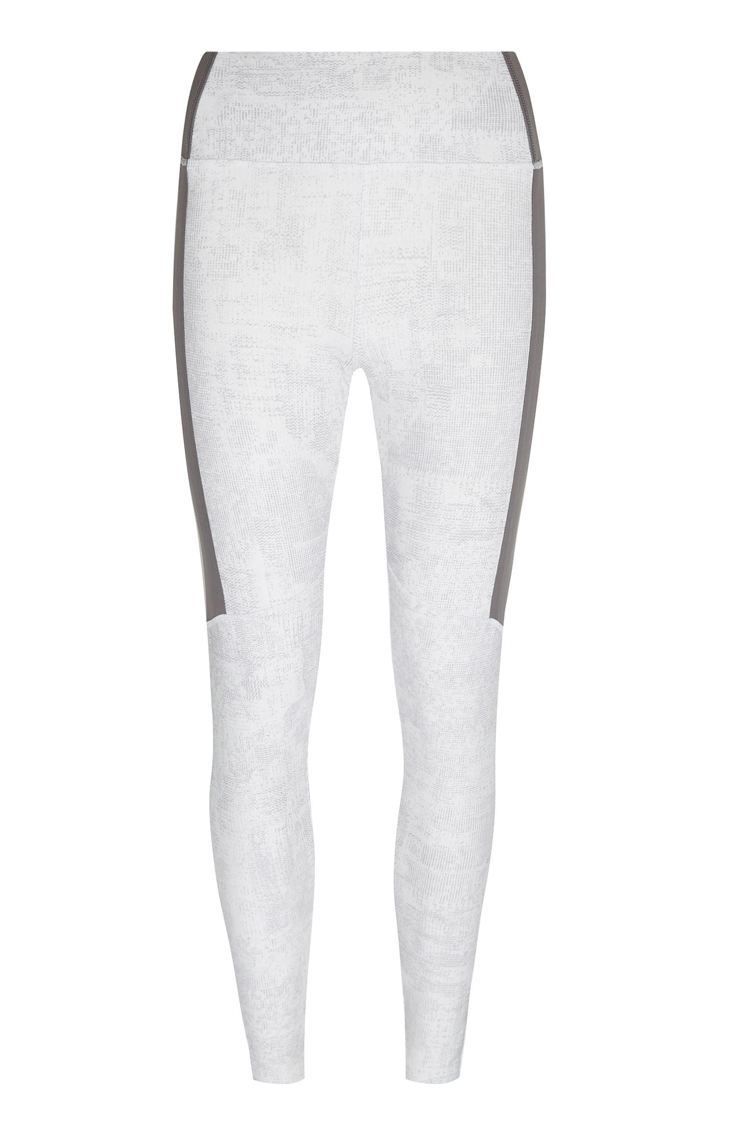 Leggings materiais reciclados estampado branco