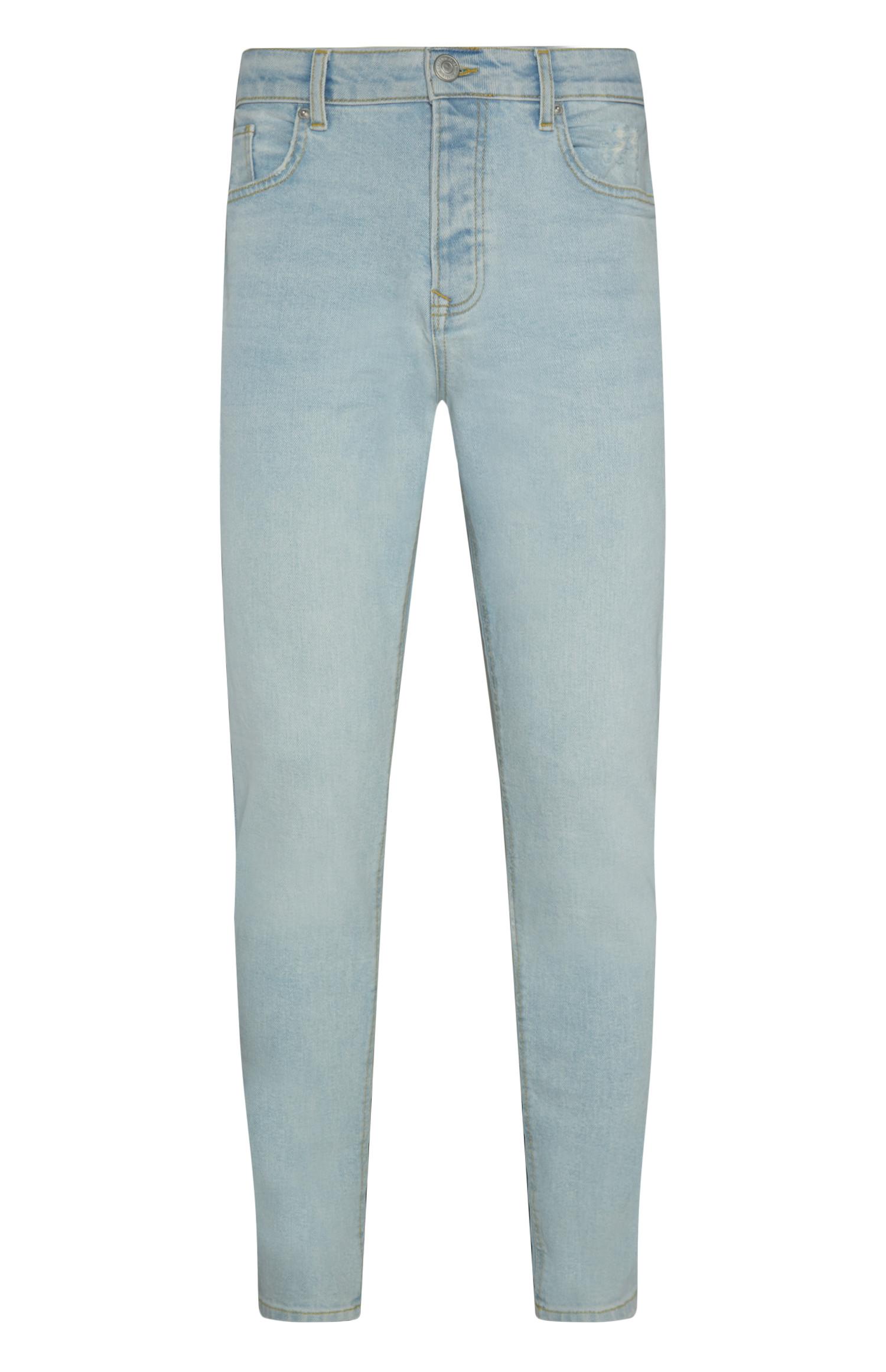 Jean slim à délavage léger