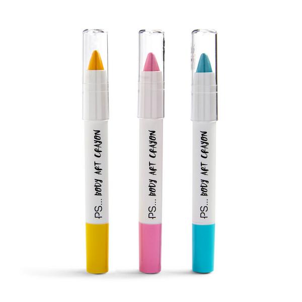 Ps Body Art Crayons 3 Pack