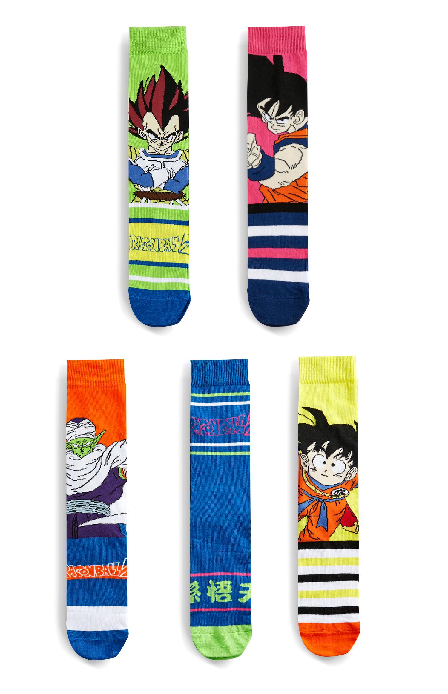 Pack 5 pares meias Dragon Ball Z