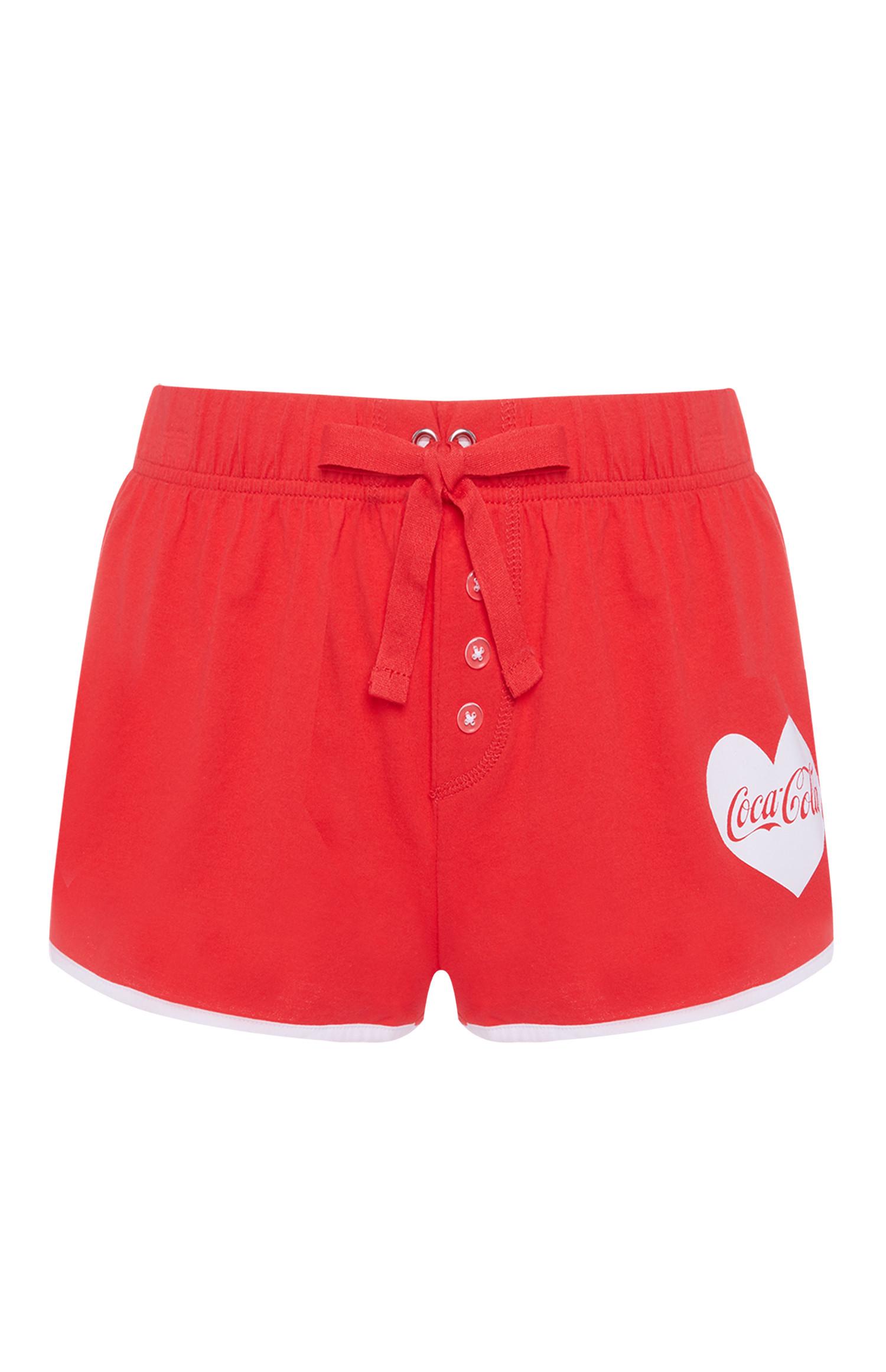 Calções pijama Coca-Cola vermelho