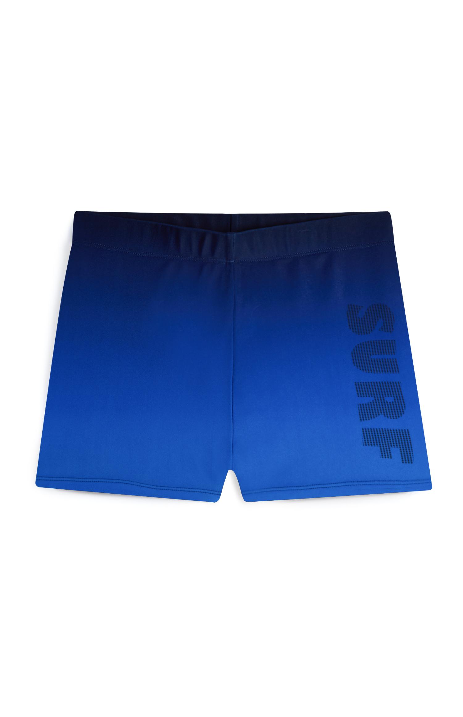 Shorts blu navy con scritta Surf da ragazzo