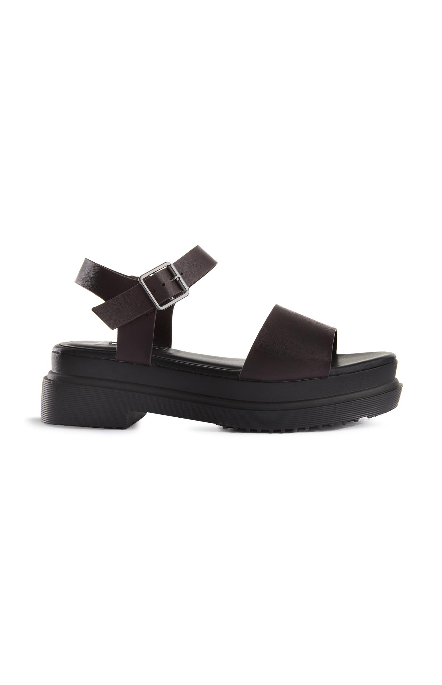 primark black sandals