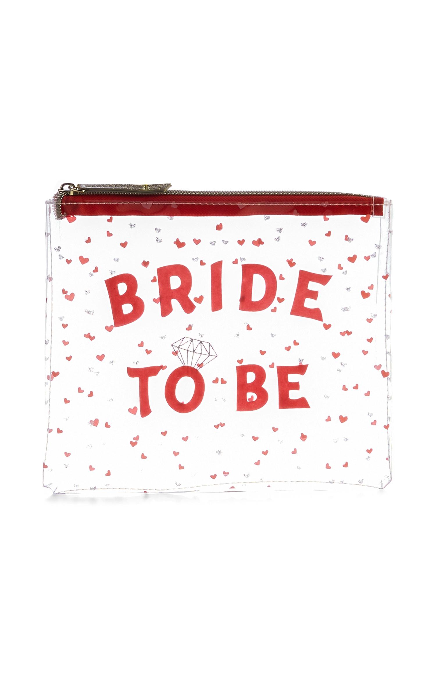 Pochette en plexiglas à message Bride To Be