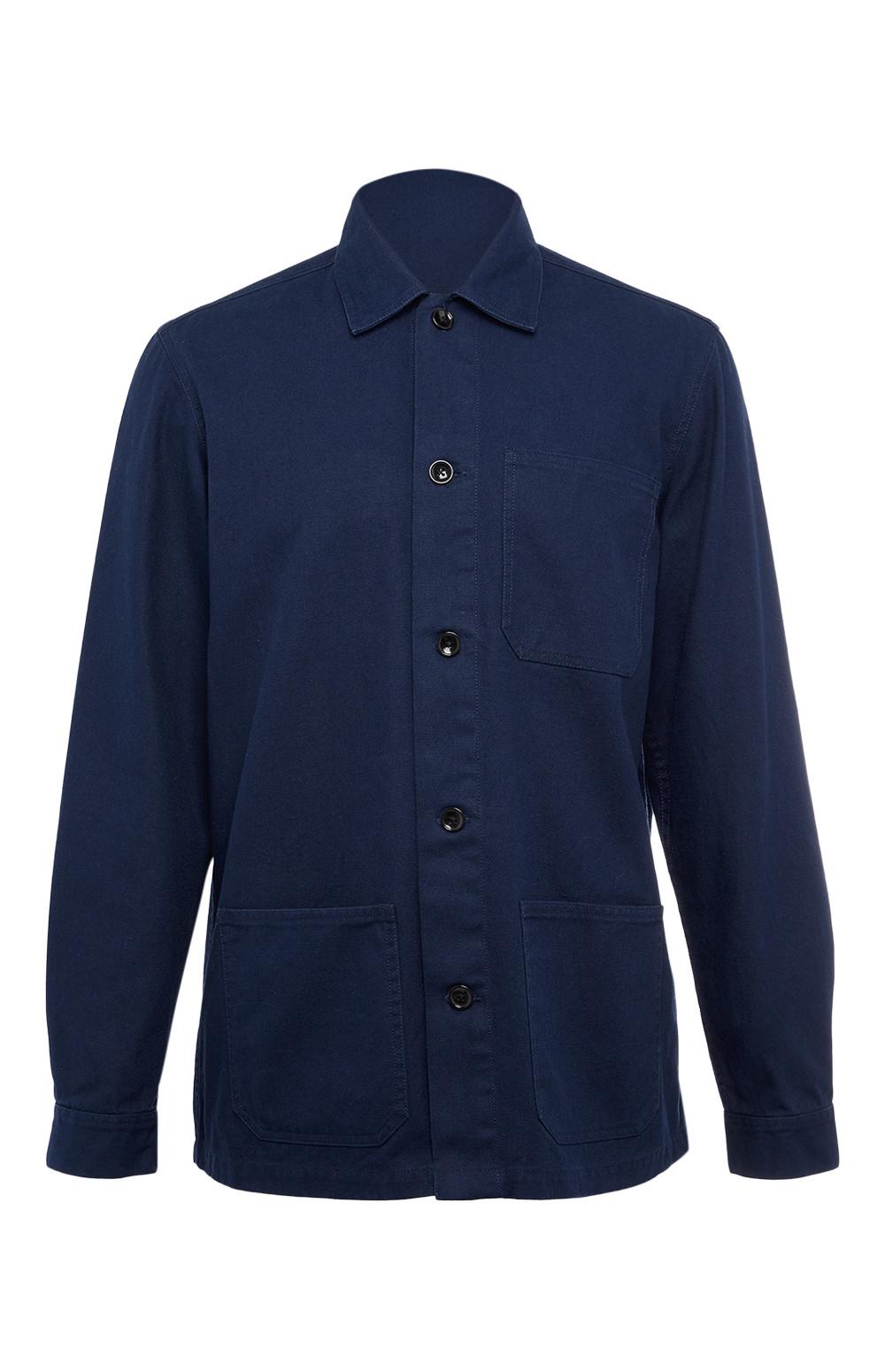 Veste utilitaire bleu marine à boutons