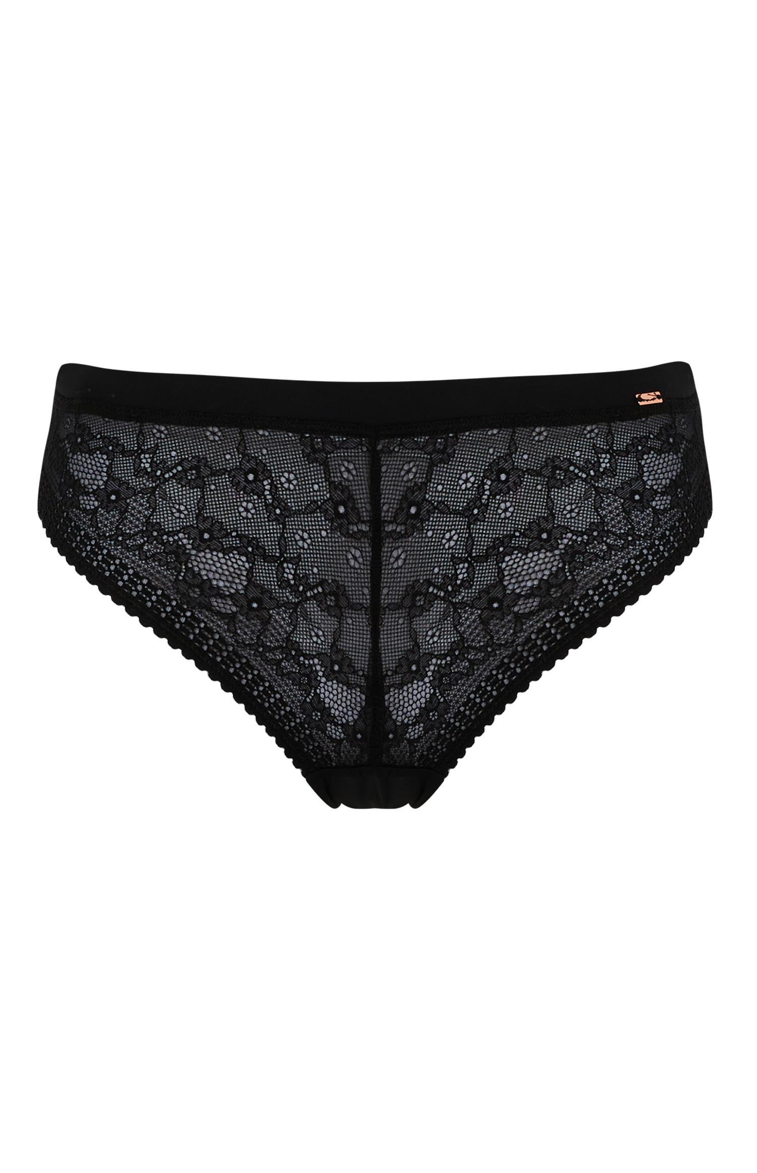 Cuecas brasileiras rendadas preto