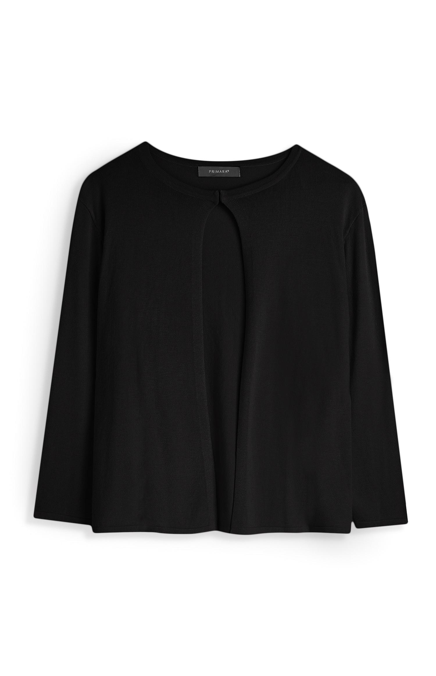 Casaco malha pregas azul-marinho