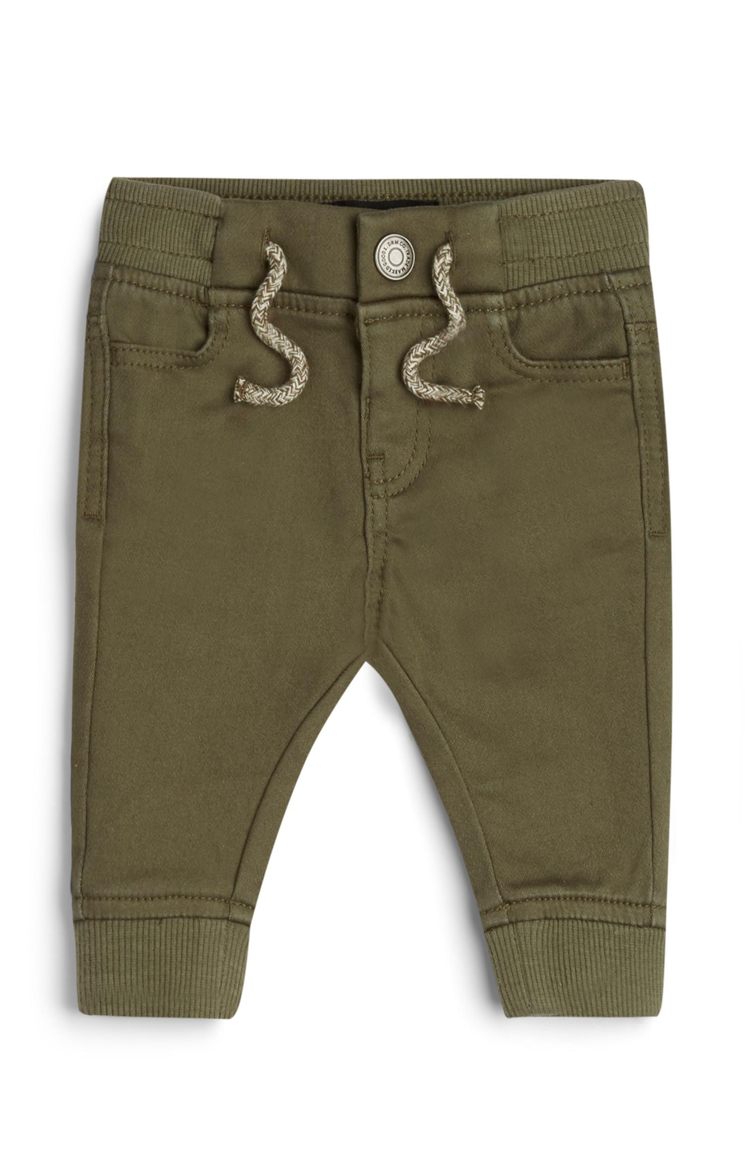 Pantalón caqui con puños para bebé niño